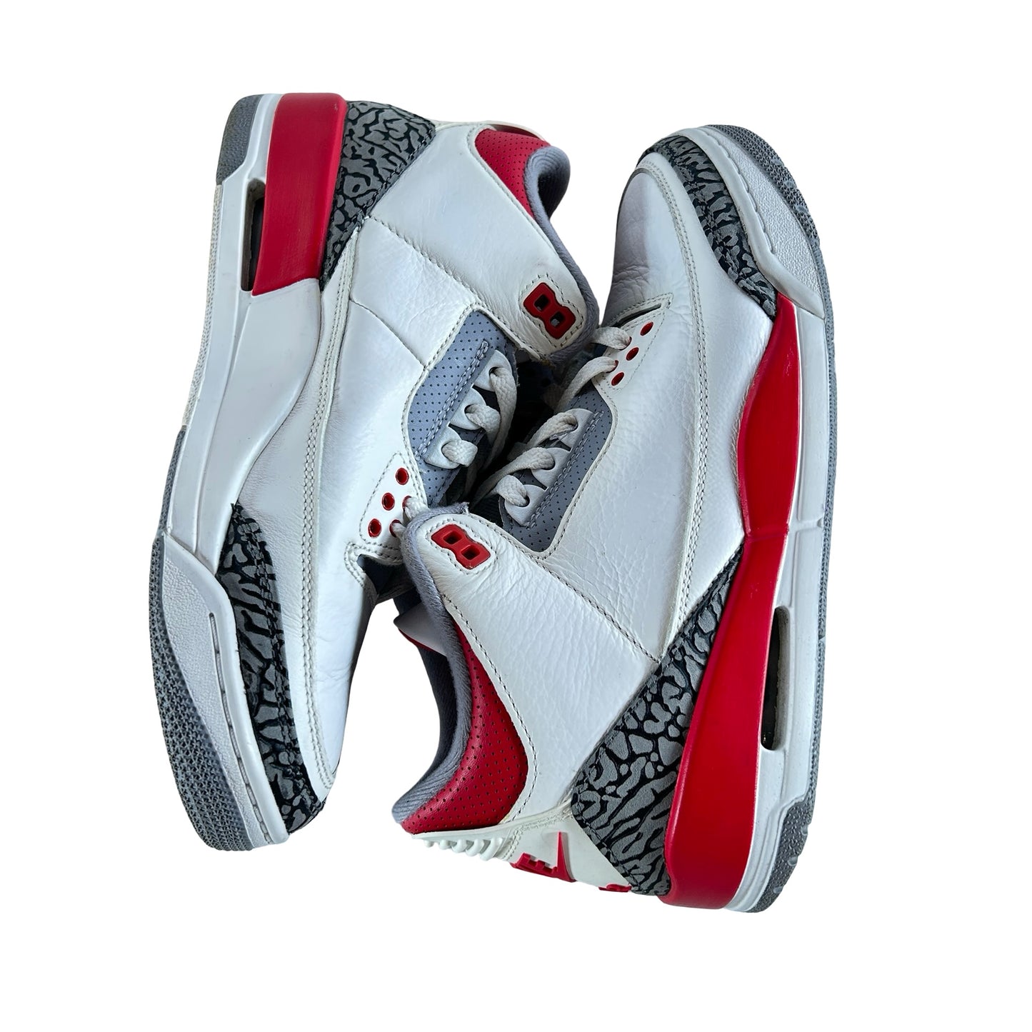 DN3707 160 Jordan 3 Retro Fire Red (2022) [USED] - 7.5 M (Used) (No Box)