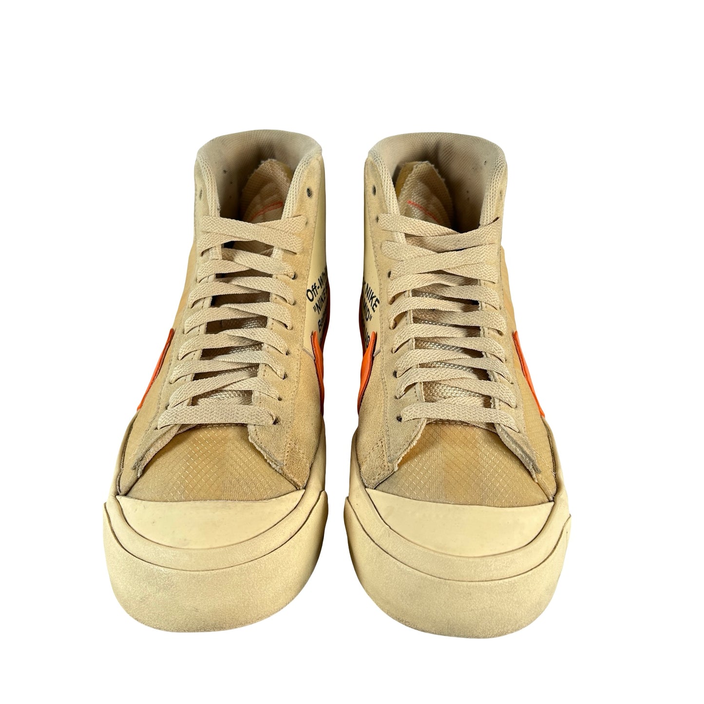 AA3832 700 Nike Blazer Off-White Orange [USED] - 9.5 M (Used) (No Box)