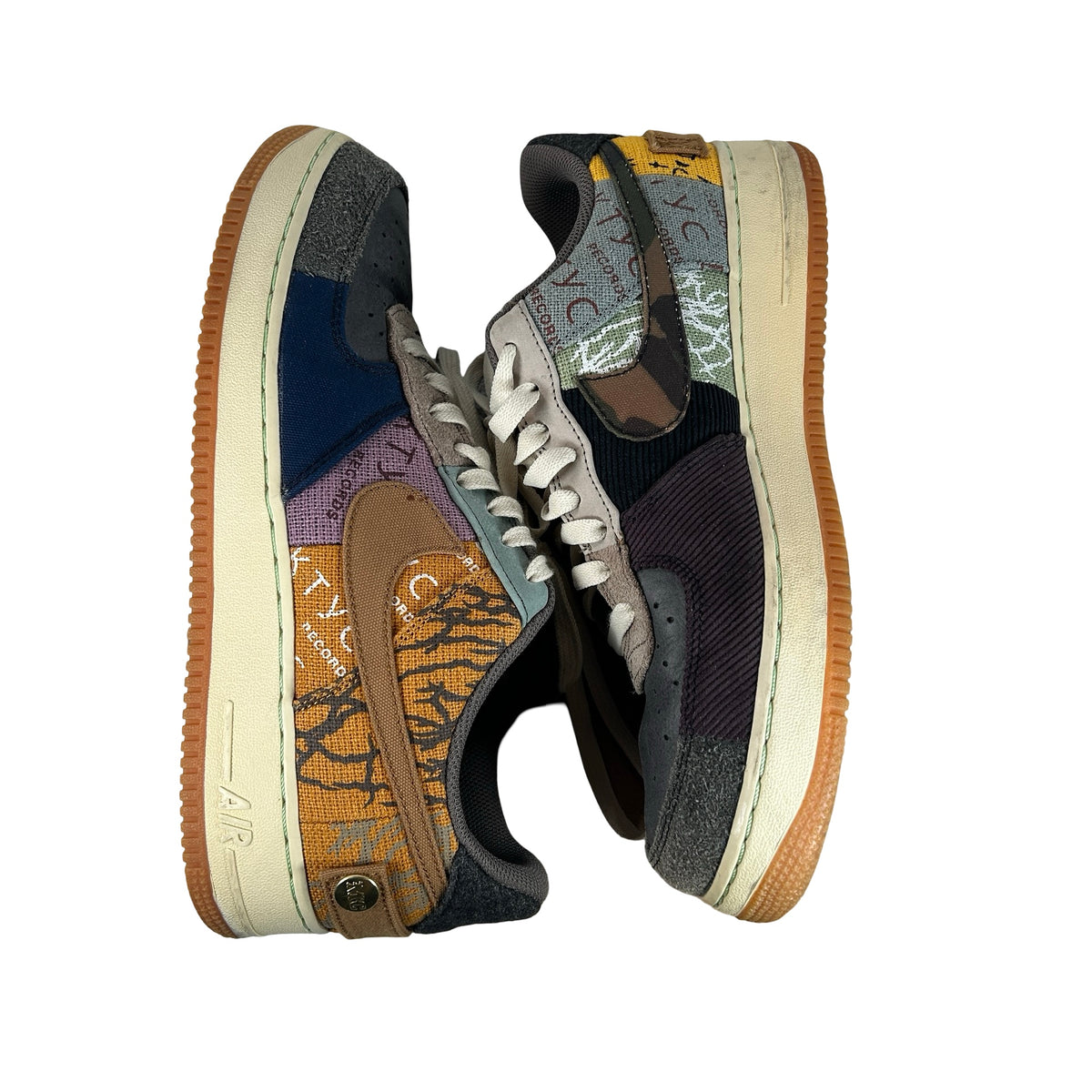 CN2405 900 Nike Air Force 1 Low Travis Scott Cactus Jack [USED] - 11.5 M (Used) (No Box)