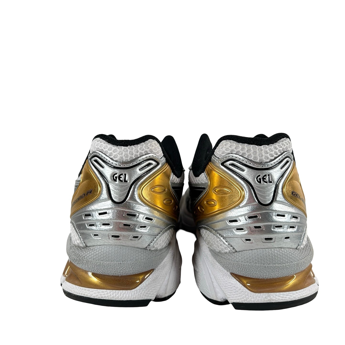 1201A019 102 ASICS Gel-Kayano 14 White Pure Gold [USED] - 11 M (Used) (No Box)