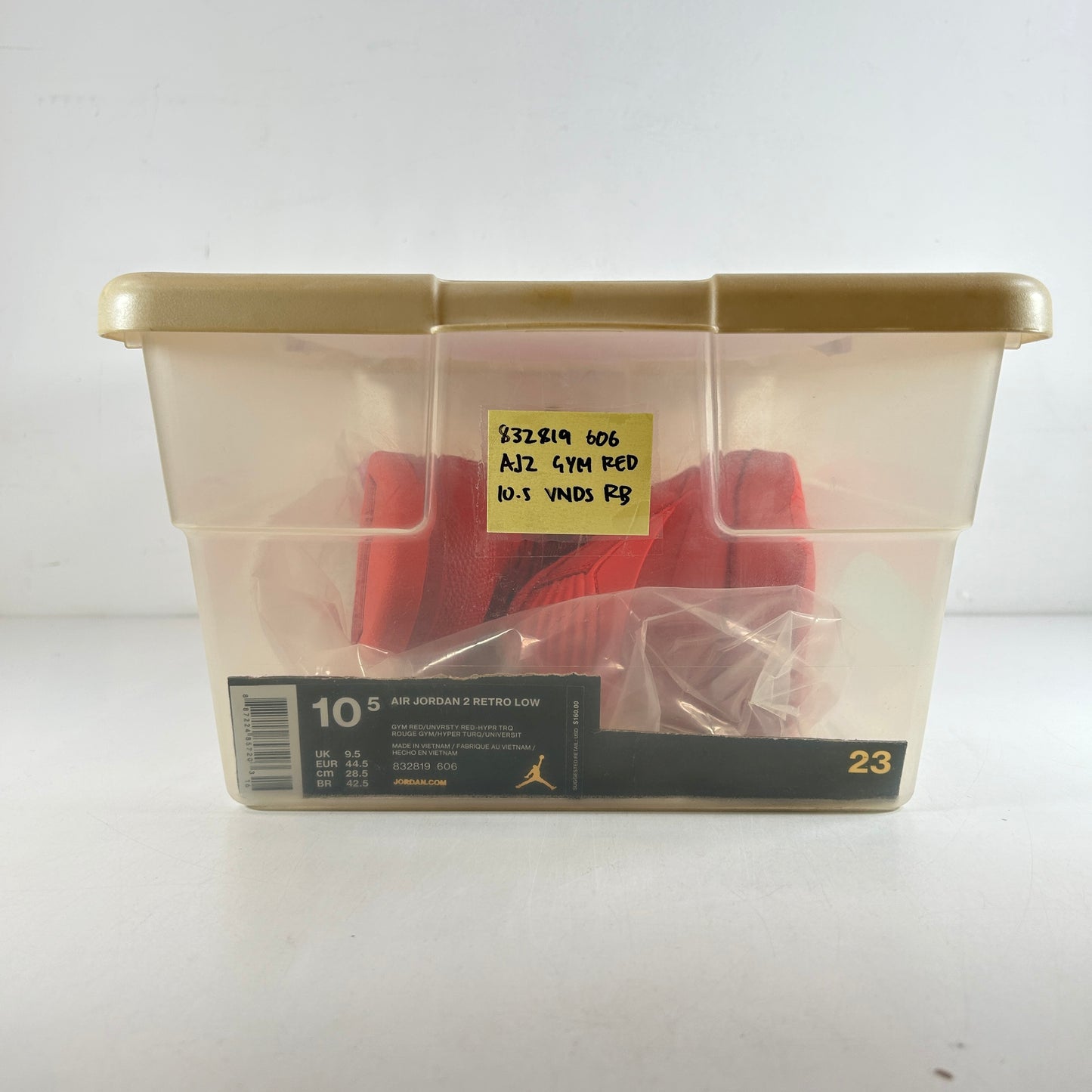 832819 606 Jordan 2 Retro Low Gym Red [USED] - 10.5 M (VNDS) (Replace Box)