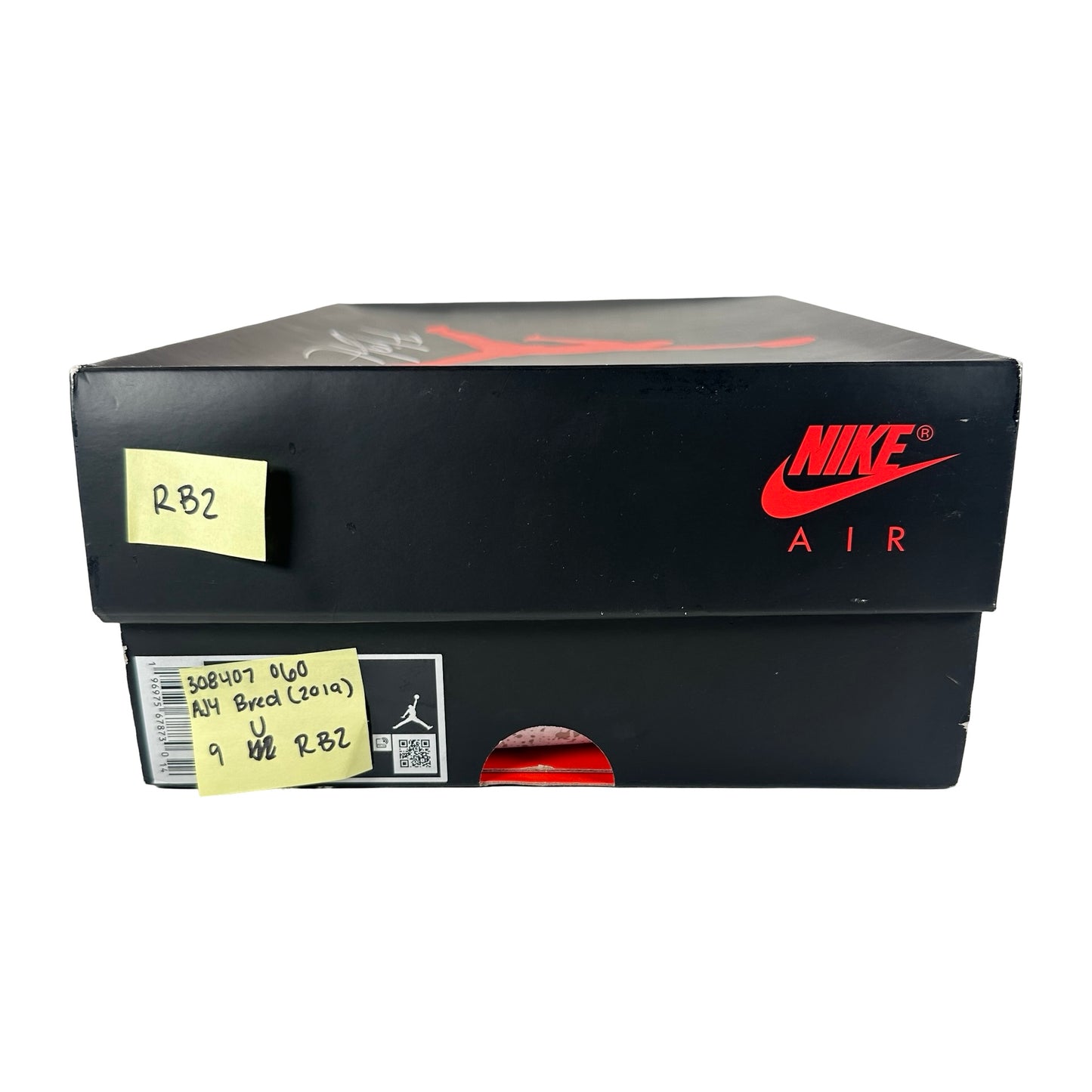 308497 060 Jordan 4 Retro Bred (2019) [USED] - 9 M (Used) (Replace Box2)