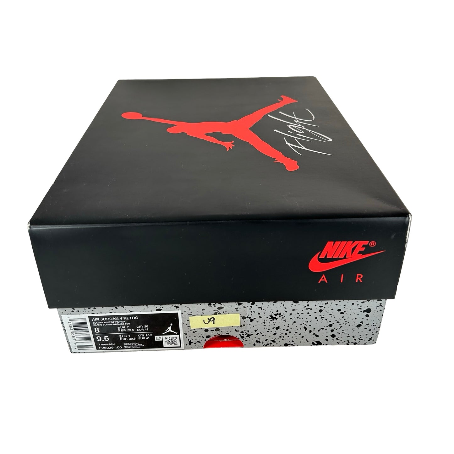 FV5029 100 Jordan 4 Retro White Cement (2025) [USED] - 8 M (Used9)