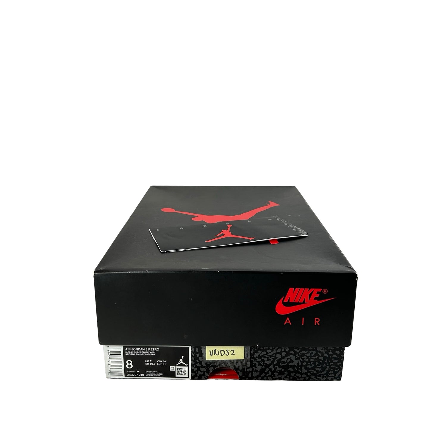 DN3707 010 Jordan 3 Retro Black Cement Reimagined (2024) [USED] - 8 M (VNDS2)