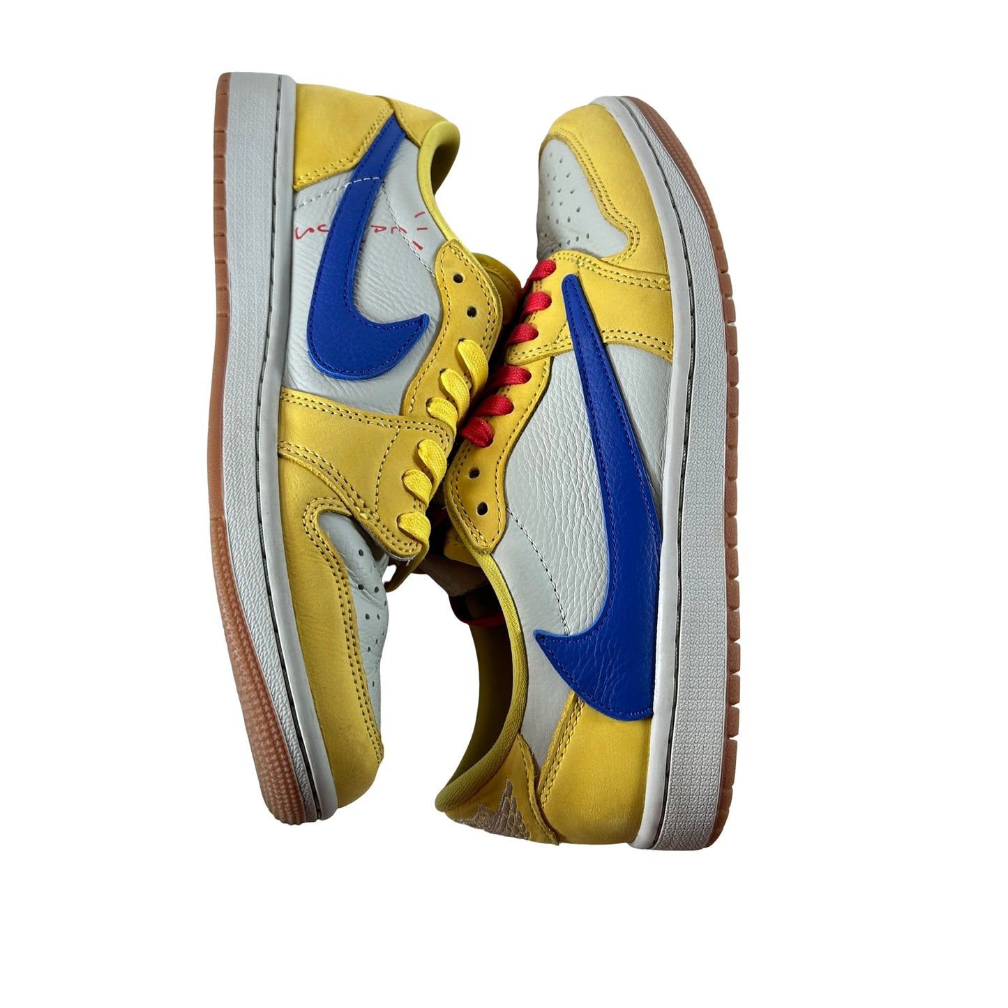DZ4137 700 Jordan 1 Retro Low OG SP Travis Scott Canary (Women's) [USED] - 9 W (Used6)