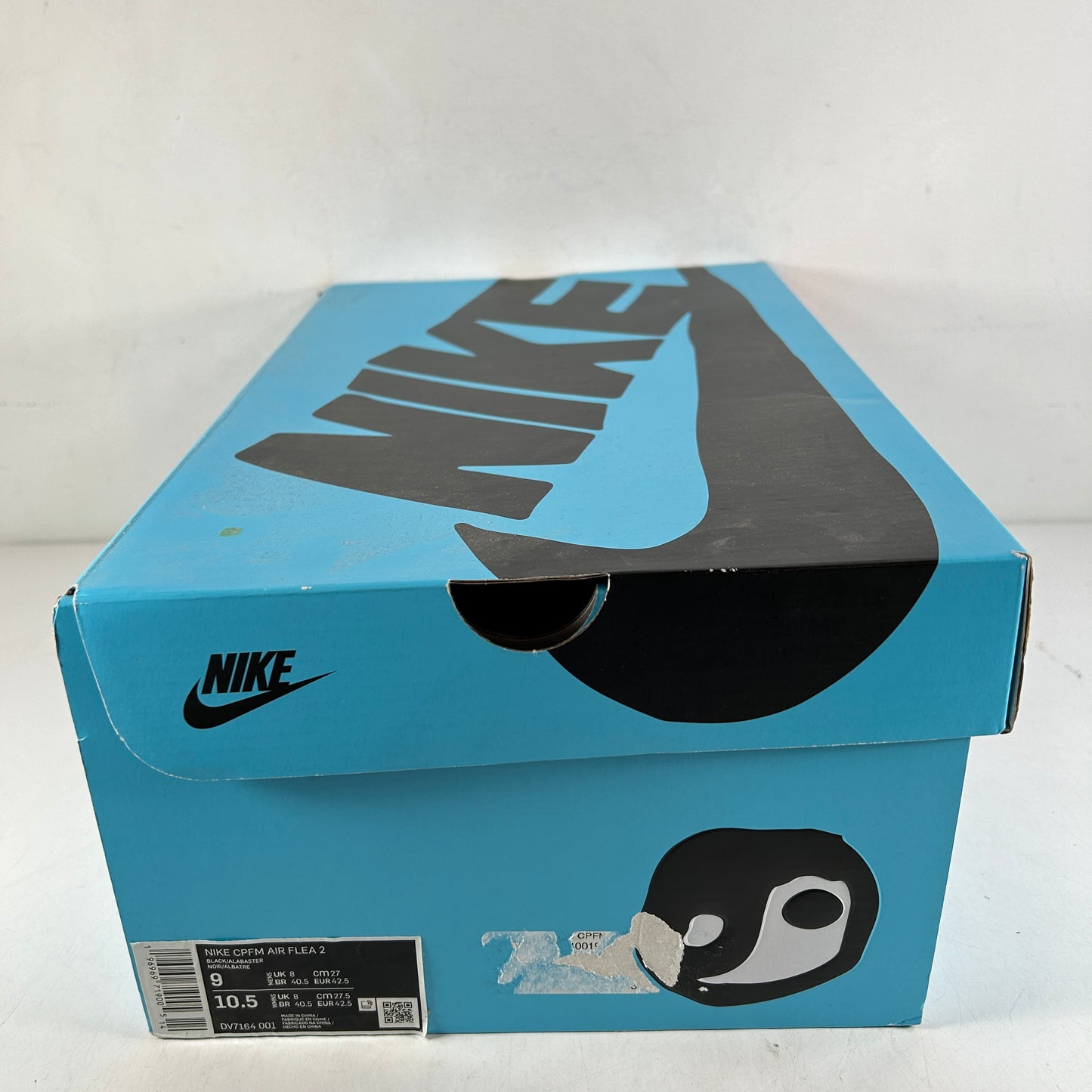 DV7164 001 Nike CPFM Air Flea 2 Black Alabaster [USED] - 9 M (Used)