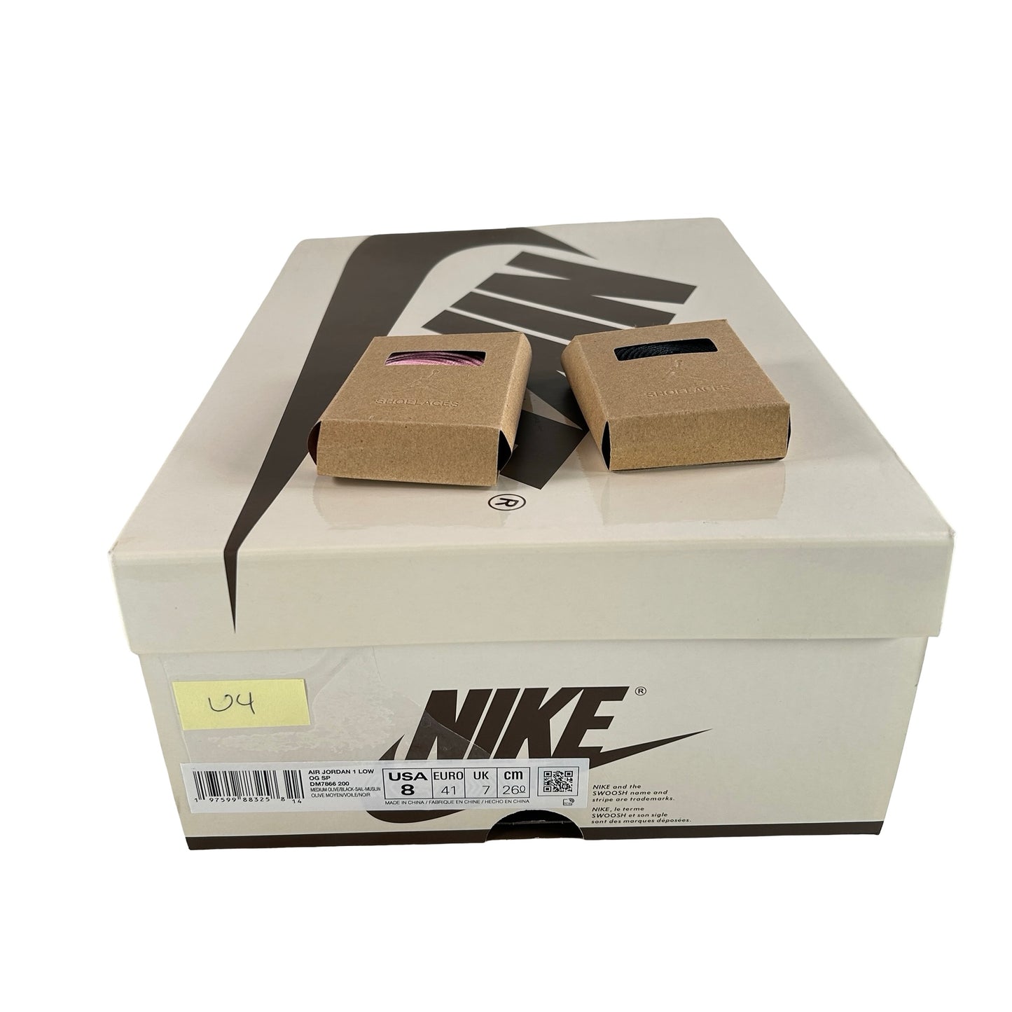 DM7866 200 Jordan 1 Retro Low OG SP Travis Scott Medium Olive [USED] - 8 M (Used4)