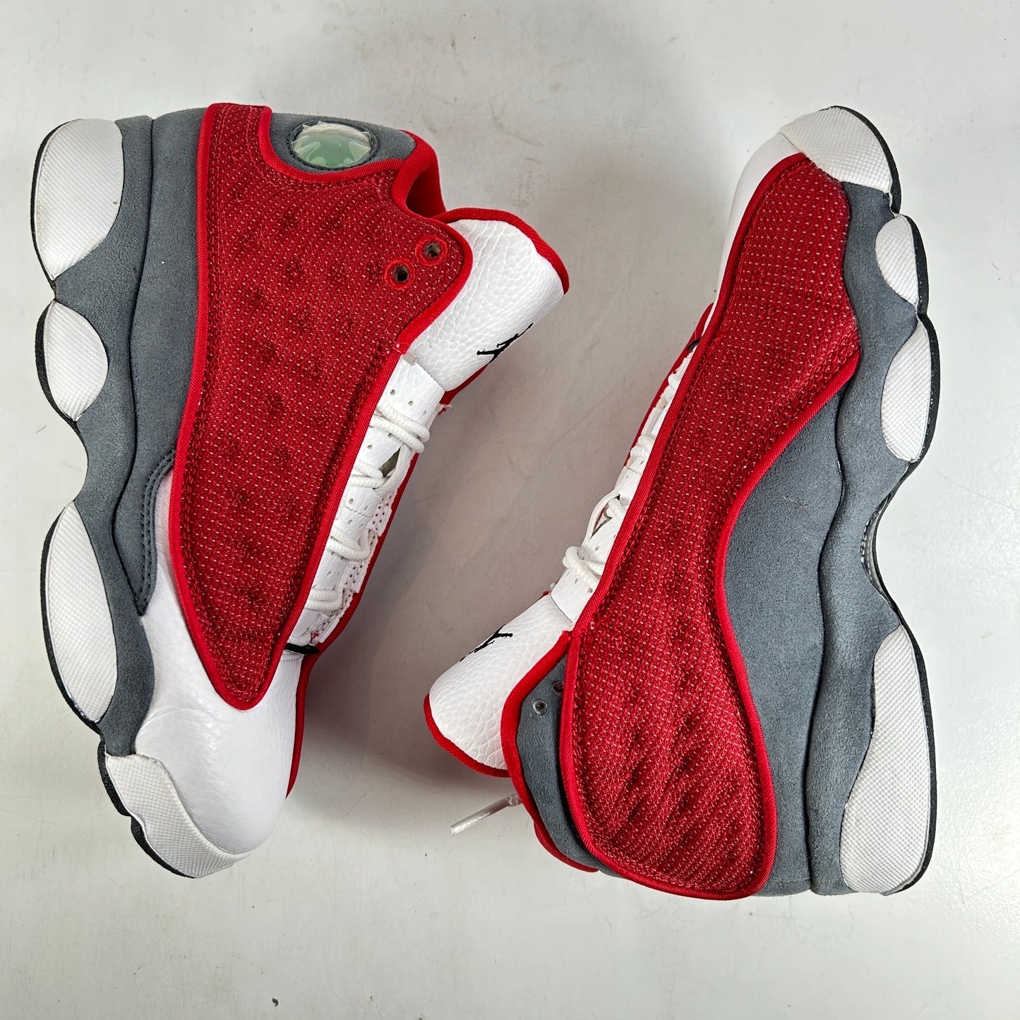 884129 600 Jordan 13 Retro Gym Red Flint Grey (GS) [USED] - 4 Y (Used) (Replace Box)