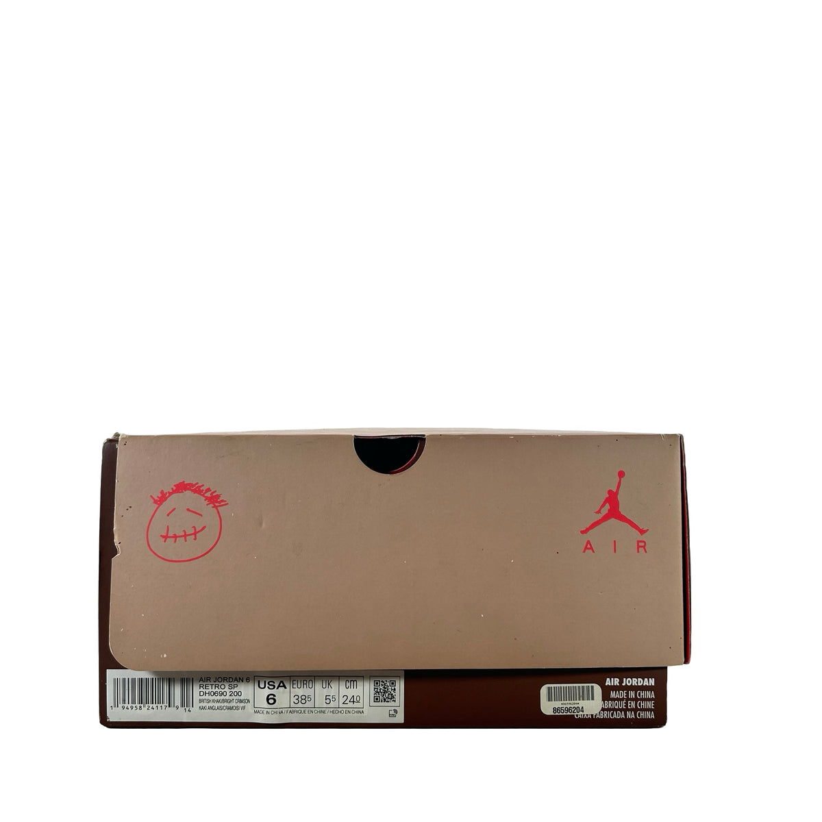 DH0690 200 Jordan 6 Retro Travis Scott British Khaki [USED] - 6 M (Used2)