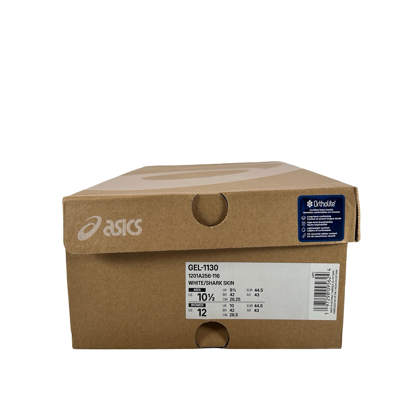 1201A256 116 ASICS Gel-1130 White Shark Skin [USED] - 10.5 M (Used)