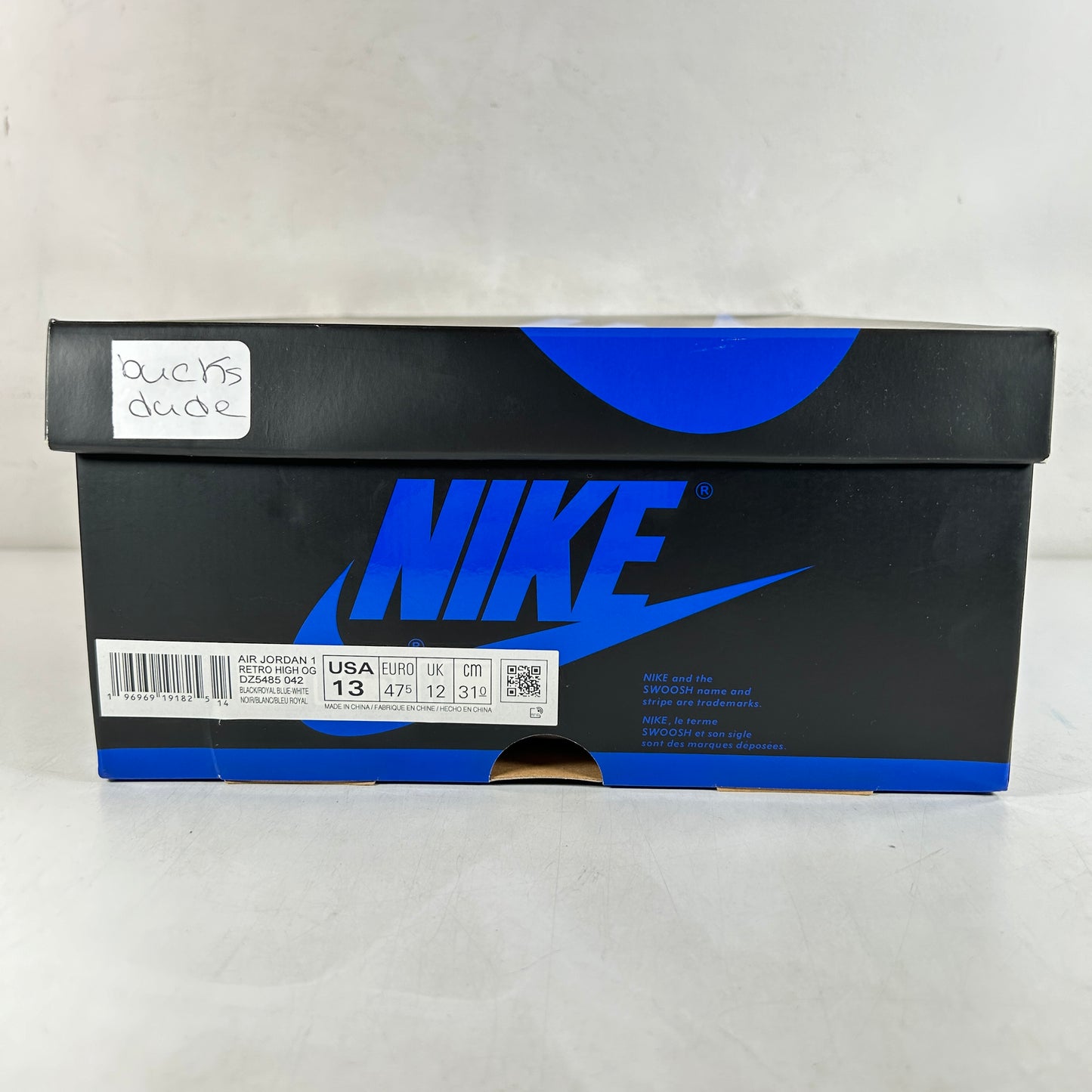 DZ5485 042 Jordan 1 Retro High OG Royal Reimagined [USED] - 13 M (Used2)