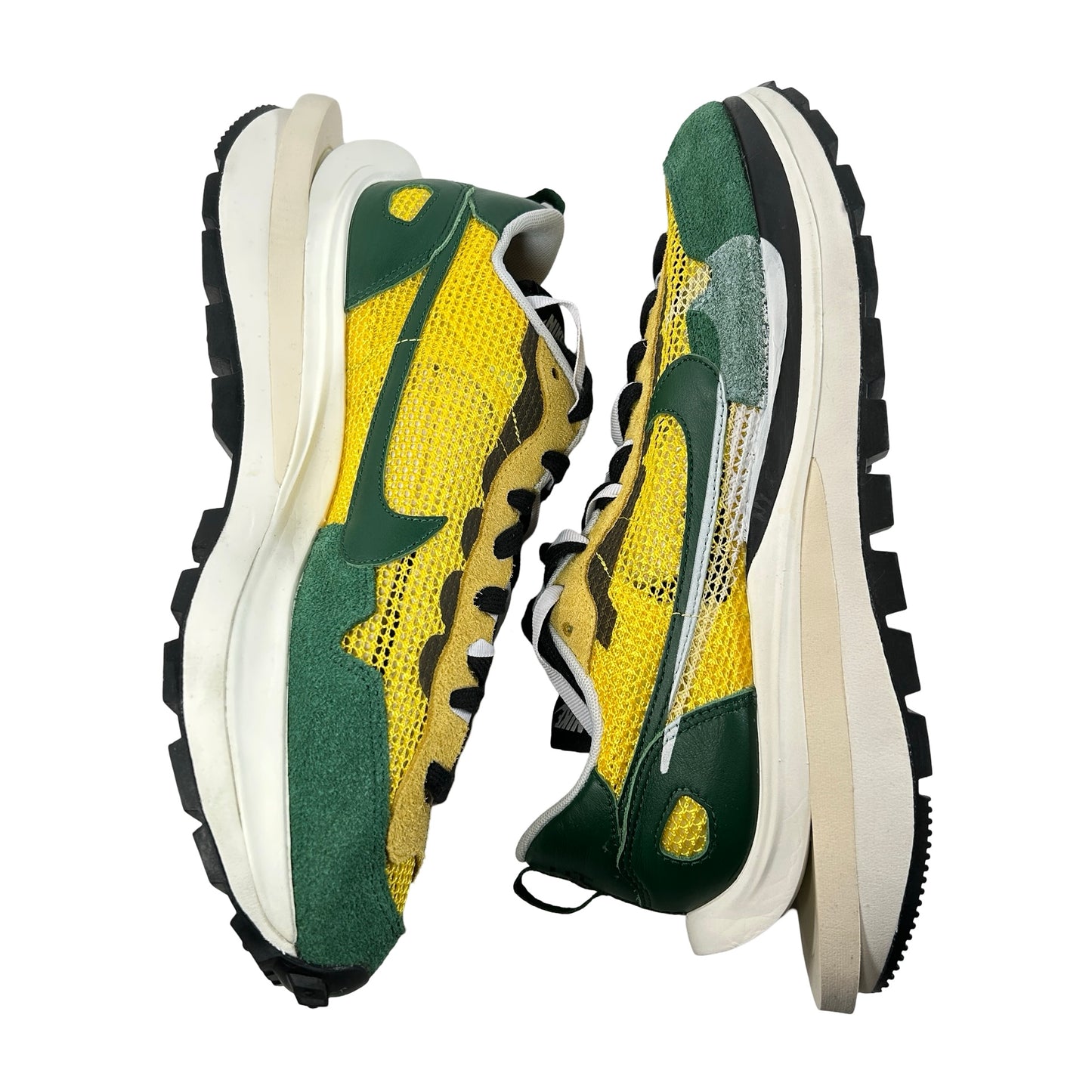 CV1363 700 Nike Vaporwaffle sacai Tour Yellow Stadium Green [USED] - 11 M (Used) (Missing Right Insole) (No Box)