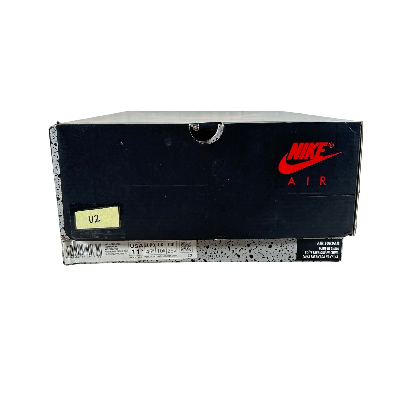 HQ7978 101 Jordan 5 Retro Fire Red Black Tongue (2025) [USED] - 11.5 M (Used2)