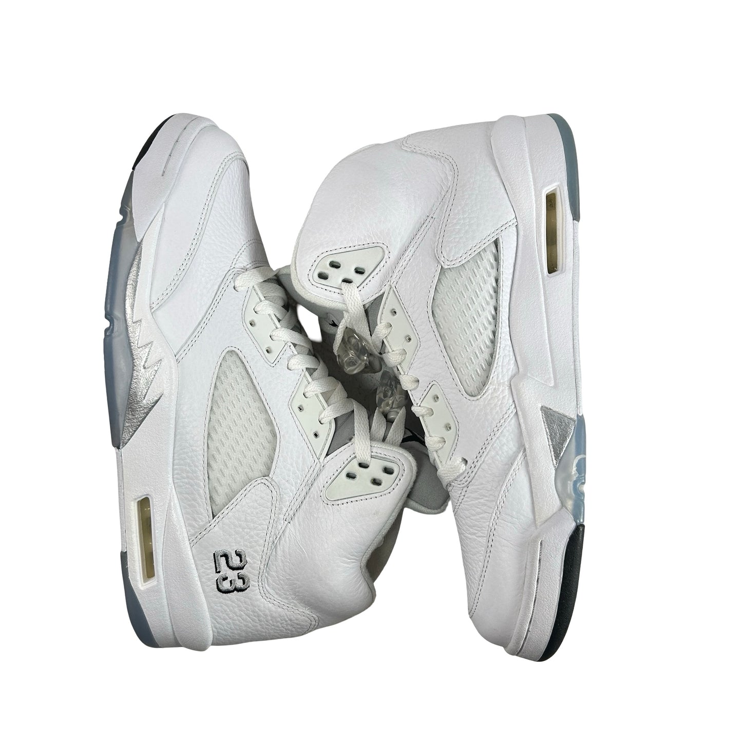 136027 130 Jordan 5 Retro Metallic White (2015) [USED] - 11 M (VNDS)