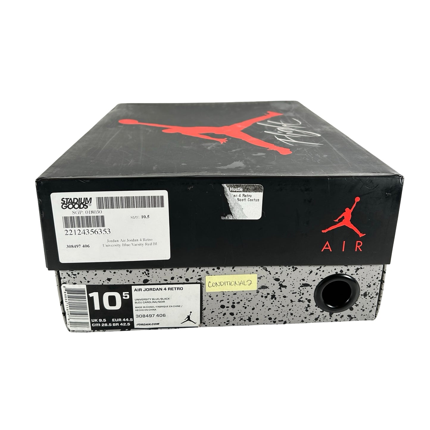 308497 406 Jordan 4 Travis Scott Cactus Jack [CONDITIONAL] - 10.5 M (Glue Stain3)