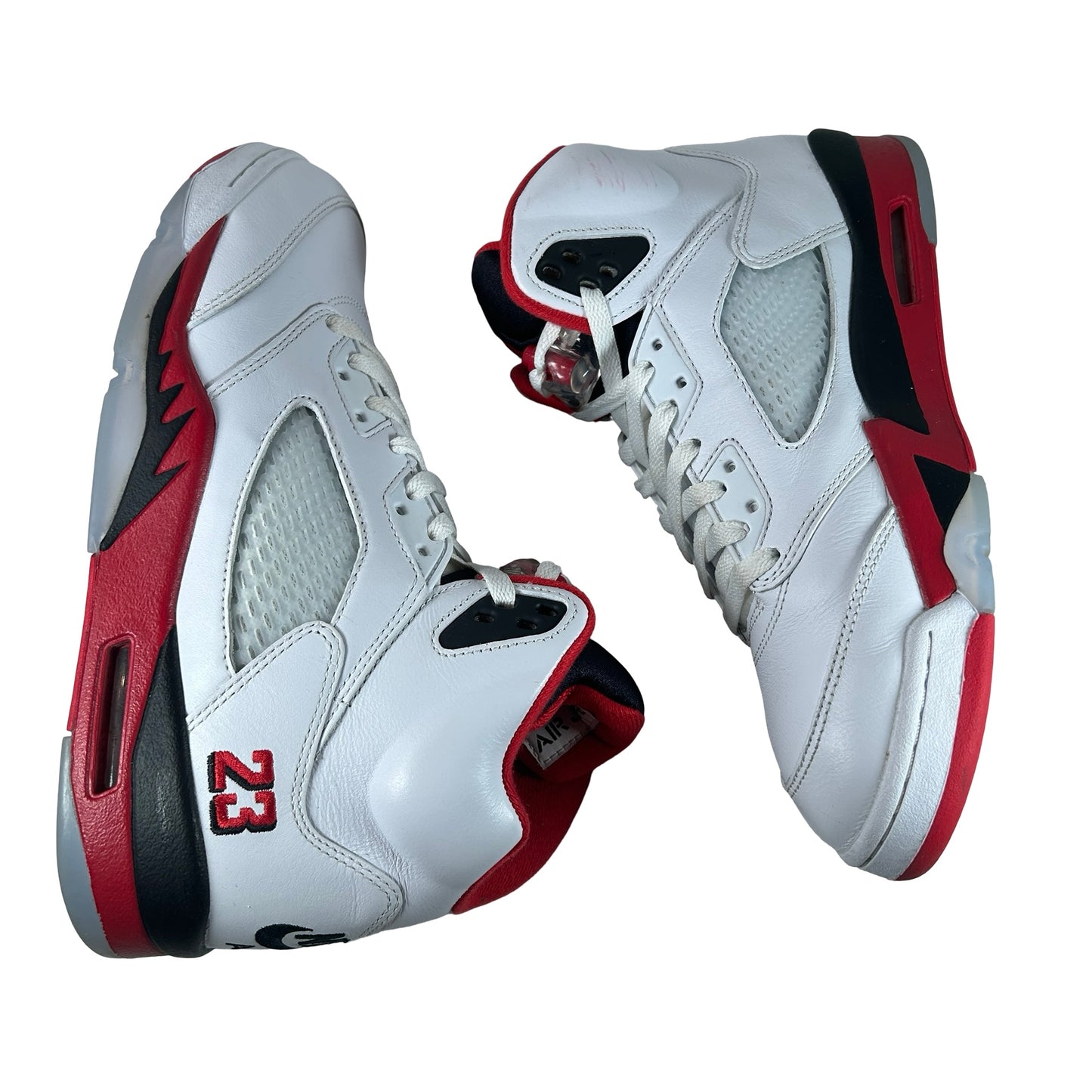 HQ7978 101 Jordan 5 Retro Fire Red Black Tongue (2025) [USED] - 10 M (Used3)