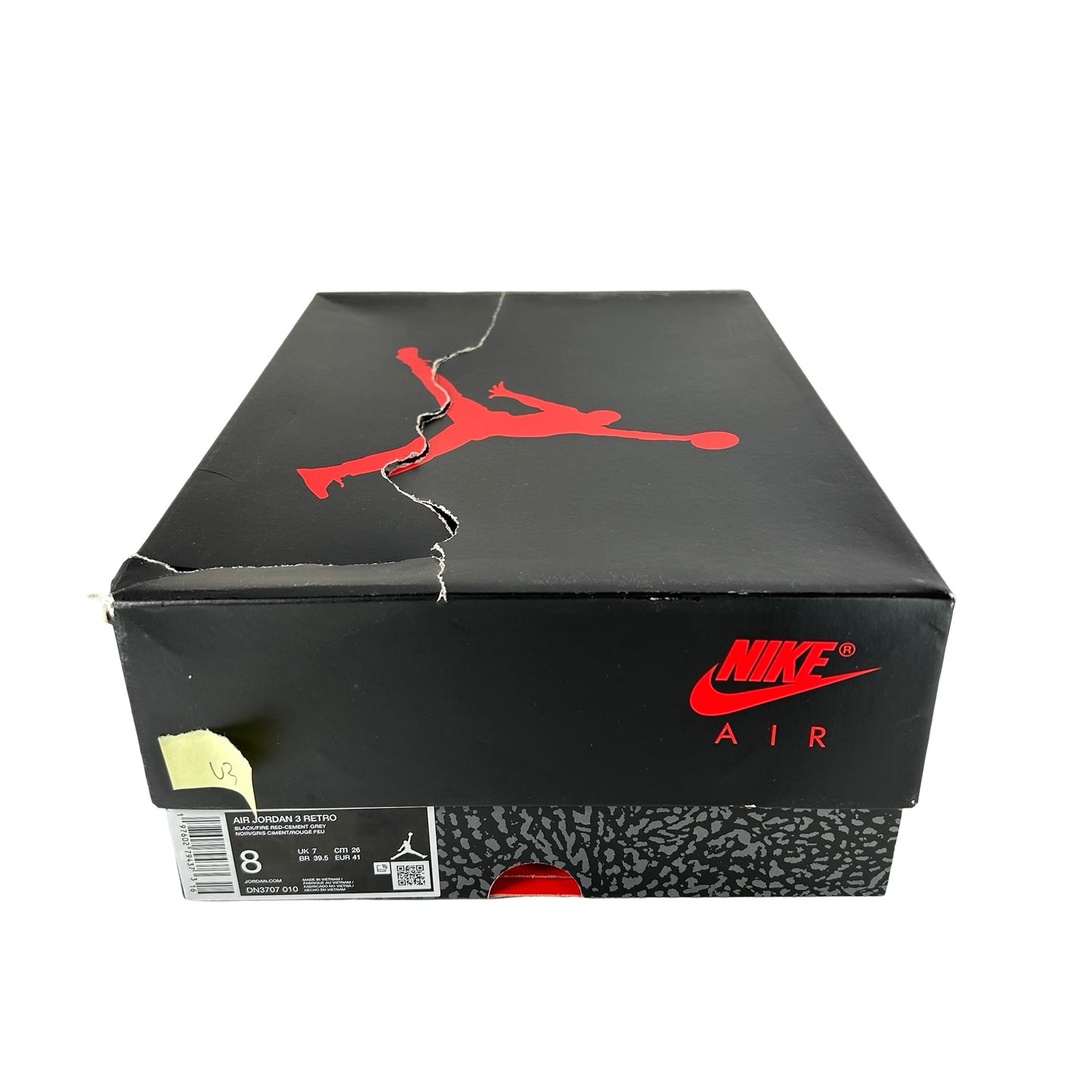 DN3707 010 Jordan 3 Retro Black Cement Reimagined (2024) [USED] - 8 M (Used3)