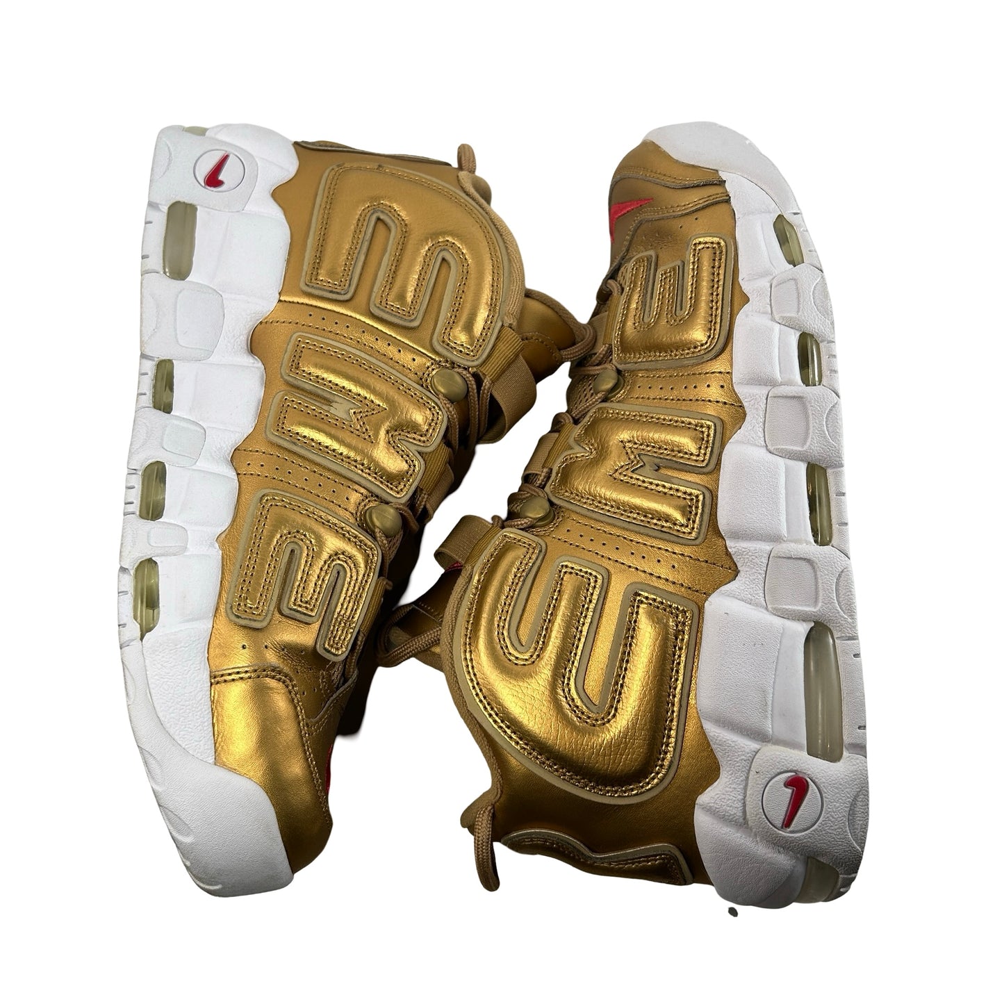 902290 700 Nike Air More Uptempo Supreme Suptempo Gold [USED] - 11.5 M (Used)
