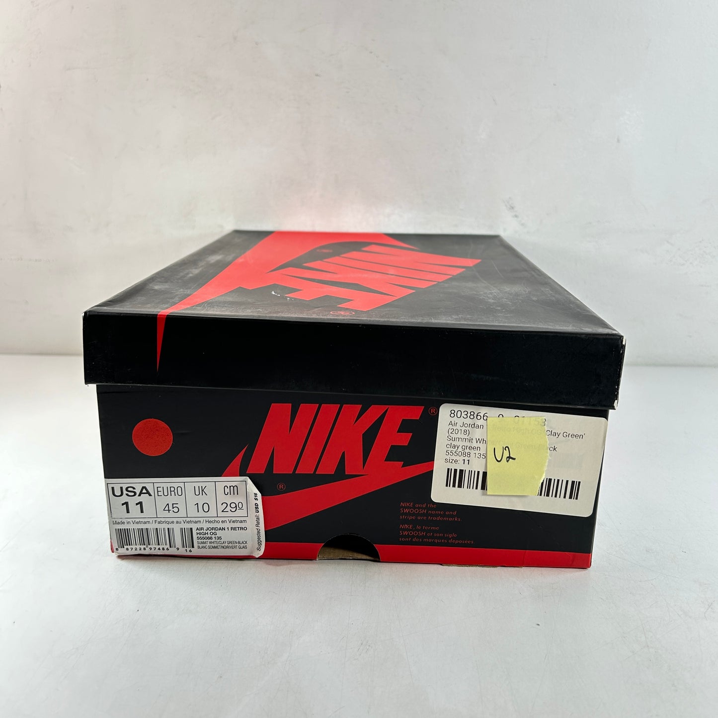 555088 135 Jordan 1 Clay Green [USED] - 11 M (Used2)