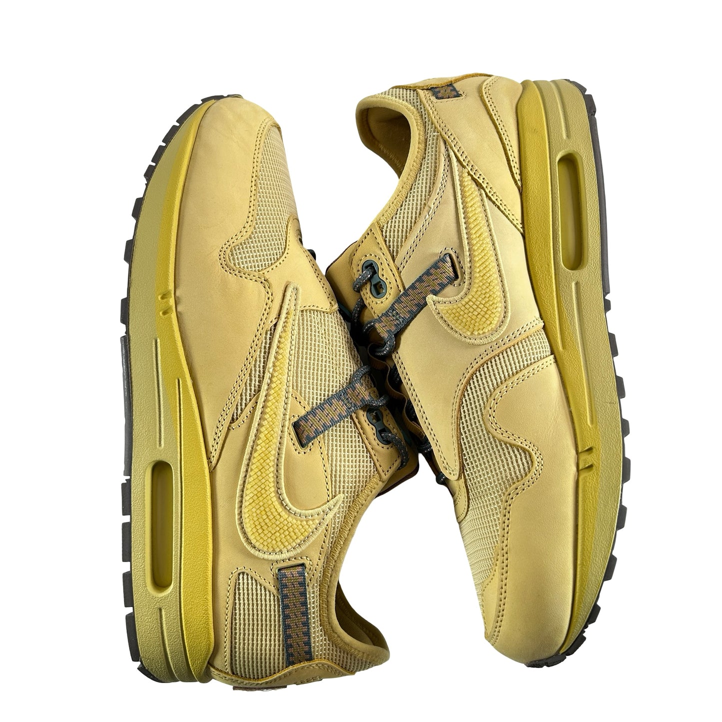 DO9392 700 Nike Air Max 1 Travis Scott Cactus Jack Saturn Gold [USED] - 11 M (Used2)