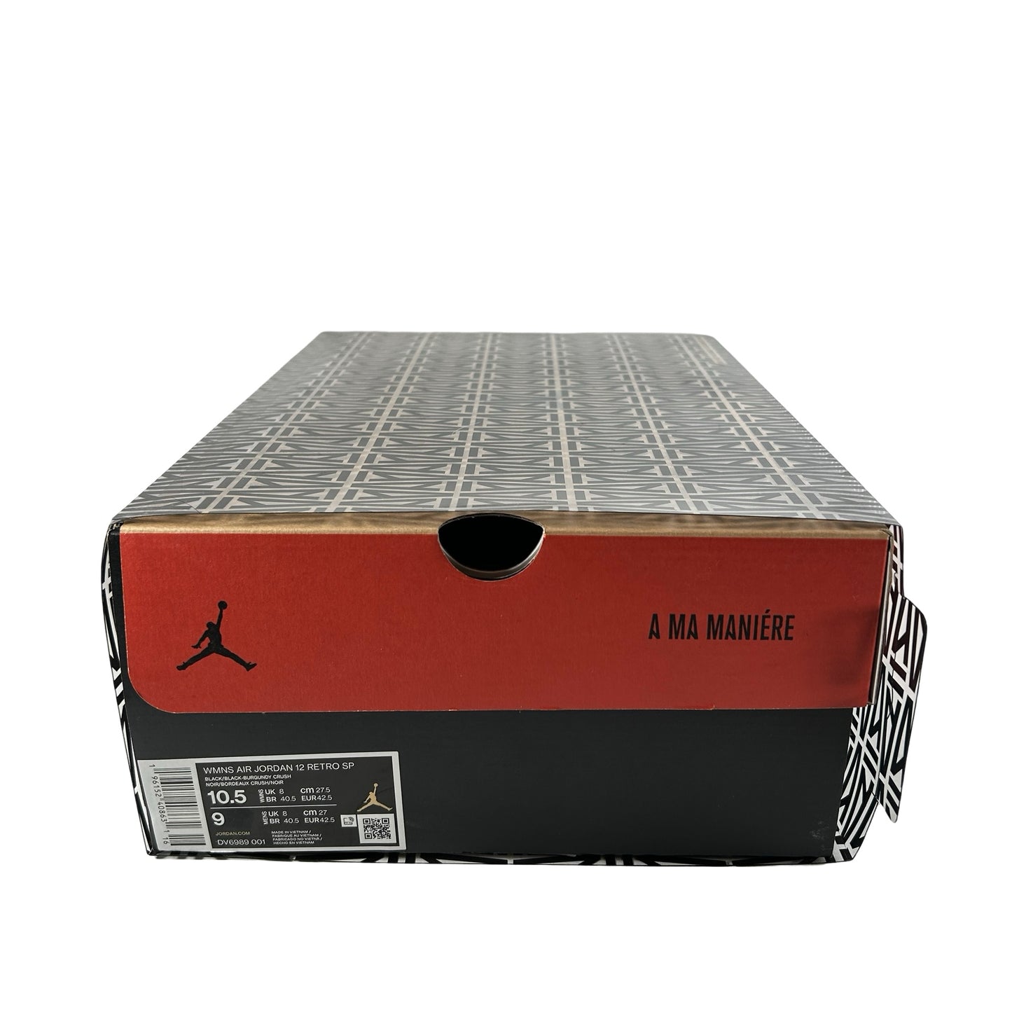 DV6989 001 Jordan 12 Retro SP A Ma Maniére Black (Women's) [USED] - 10.5 W (Used)