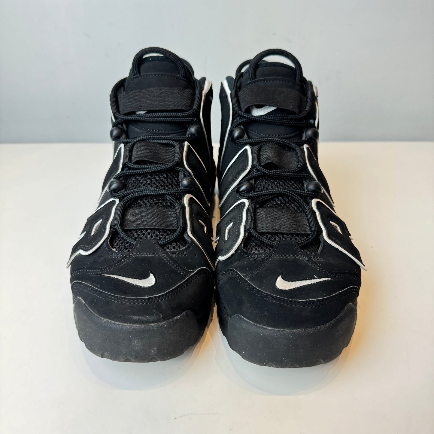 414962 002 Nike Air More Uptempo Black White [USED] - 11.5 M (Used)