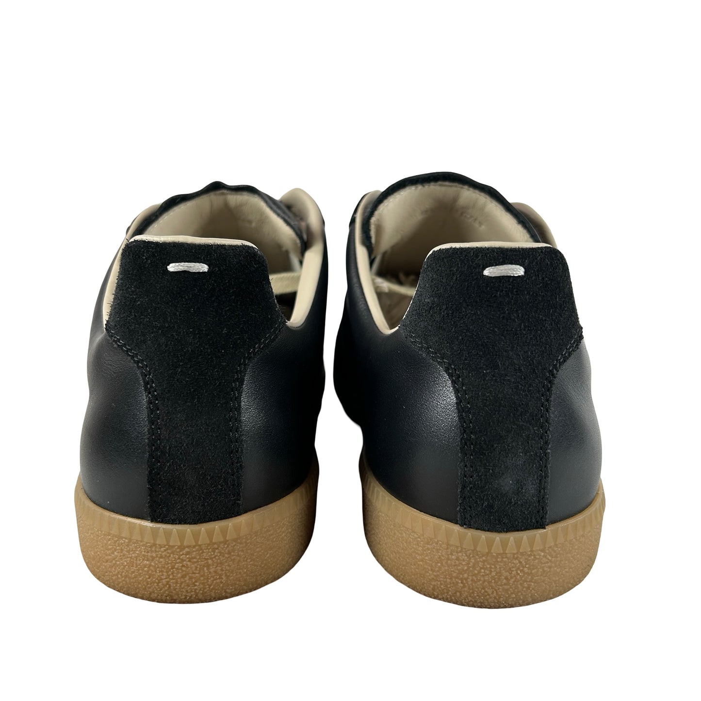 Maison Margiela Men's Replica Leather Low-Top Black [USED] - 43 EU (Used)