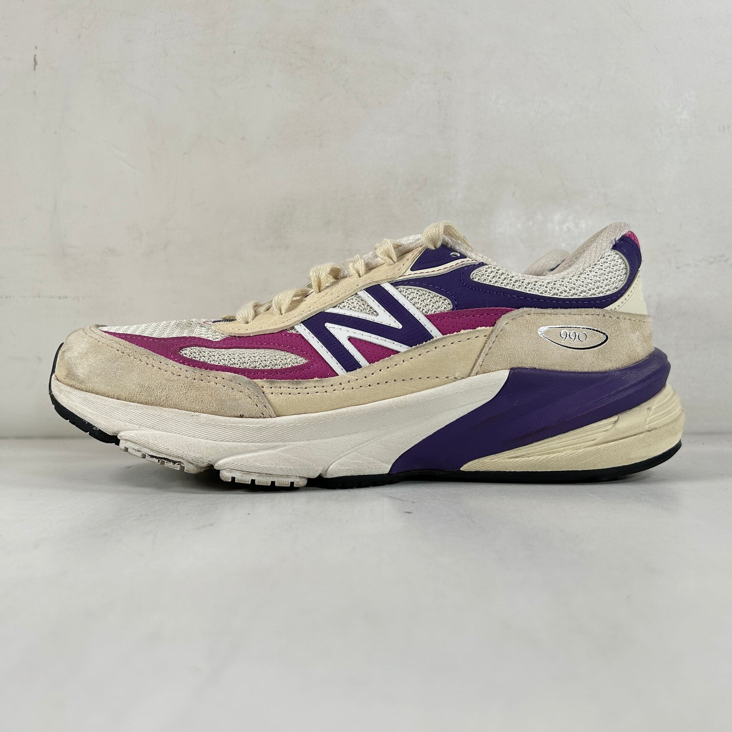 U990TD6 New Balance 990v6 MiUSA Magenta Pop [USED] - 6 M (Used) (No Box)