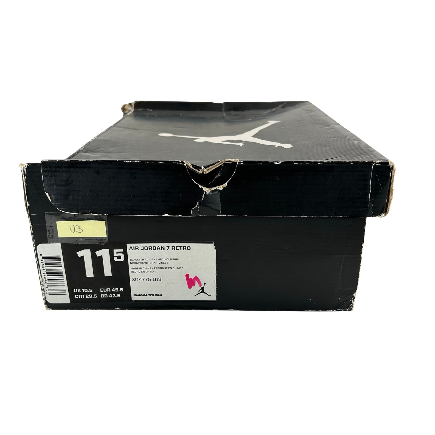 304775 018 Jordan 7 Retro Raptors (2012) [USED] - 11.5 M (Used3)