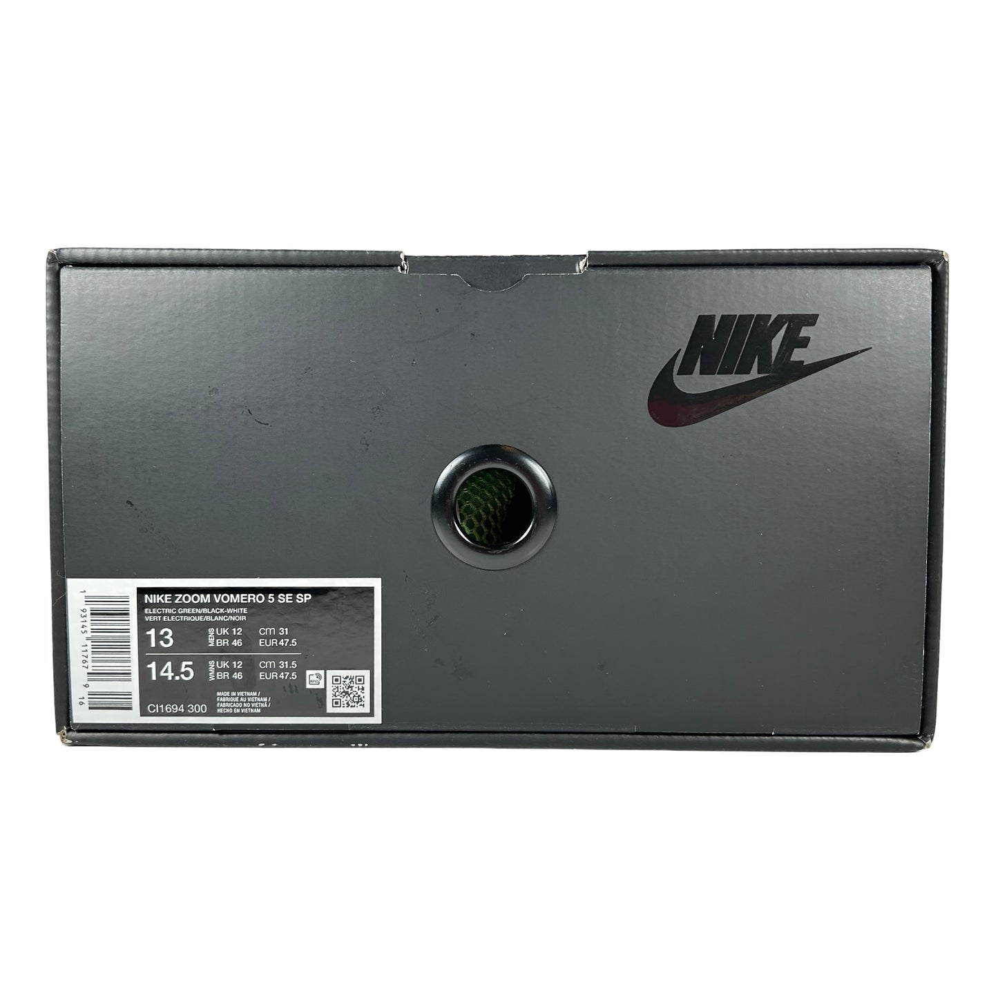 CI1694 300 Nike Zoom Vomero 5 Electric Green Black [USED] - 13 M (Used)