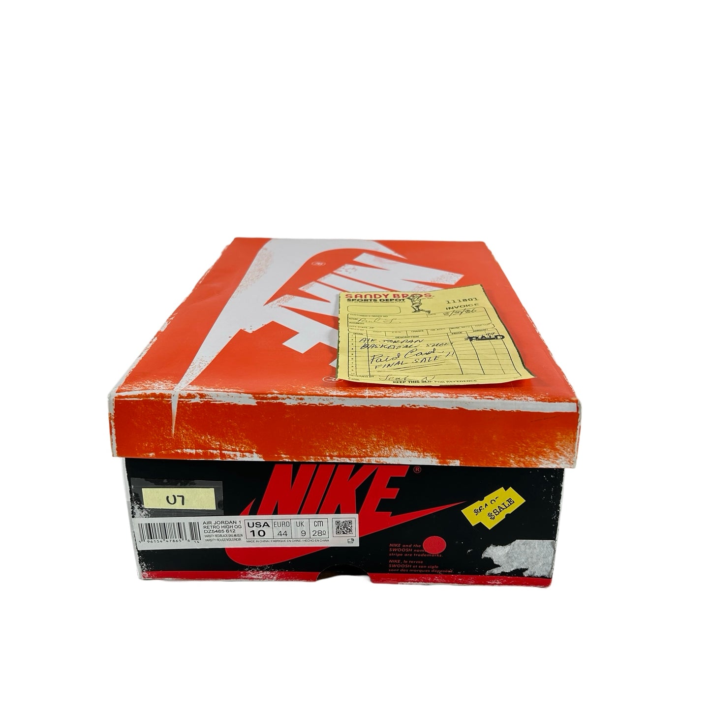 DZ5485 612 Jordan 1 Retro High OG Chicago Lost and Found [USED] - 10 M (Used7)