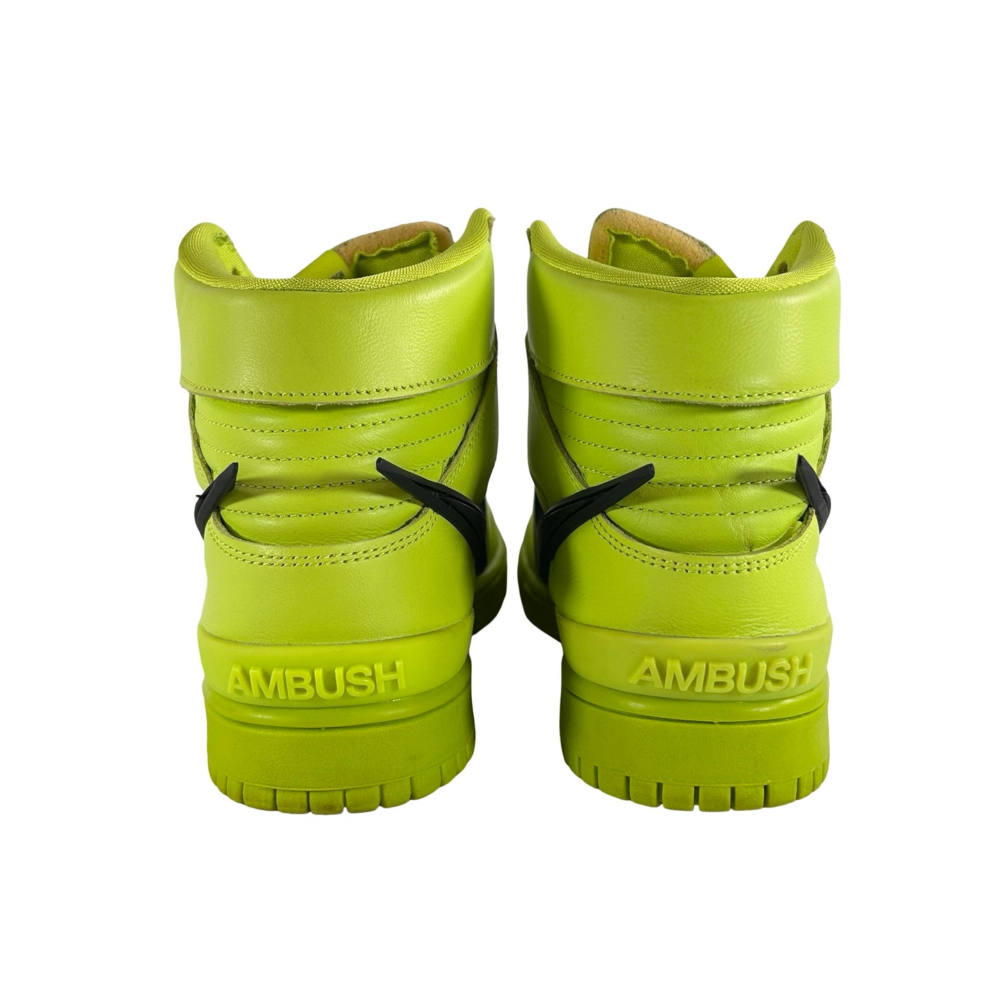 CU7544 300 Nike Dunk High AMBUSH Flash Lime [USED] - 8.5 M (Used) (No Box)