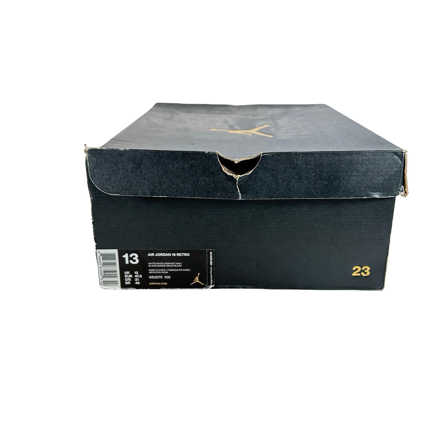 683075 106 Jordan 16 Retro Midnight Navy (2016) [USED] - 13 M (Used)