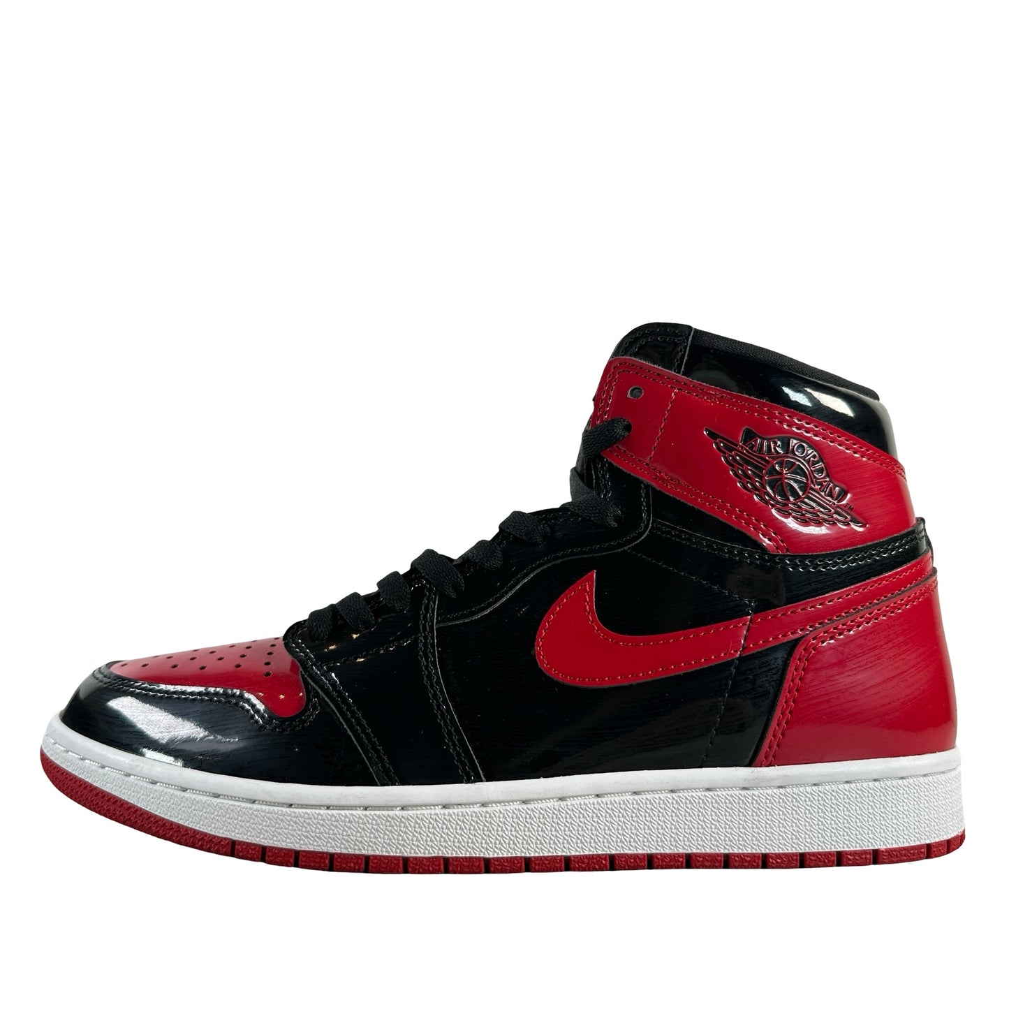555088 063 Jordan 1 Retro High OG Patent Bred [USED] - 10 M (Used6)