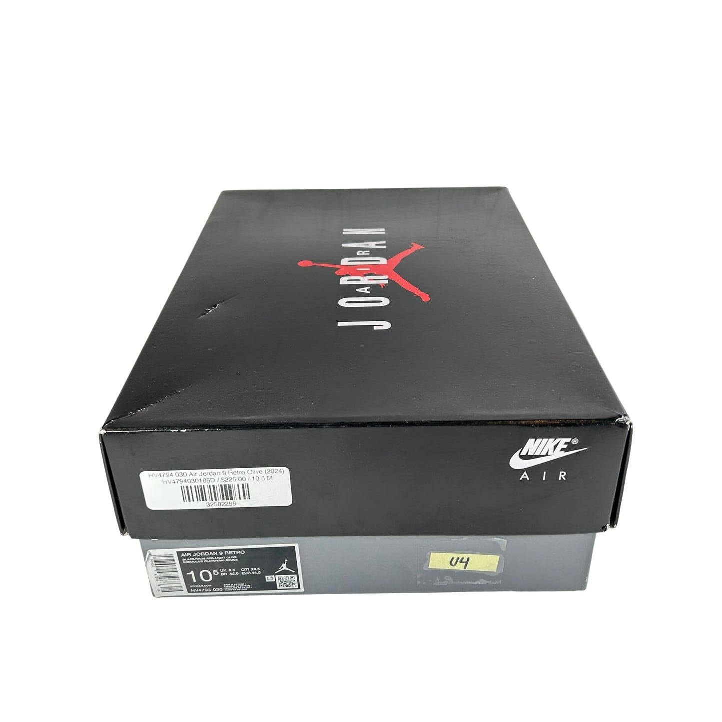HV4794 030 Air Jordan 9 Retro Olive (2024) [USED] - 10.5 M (Used4)