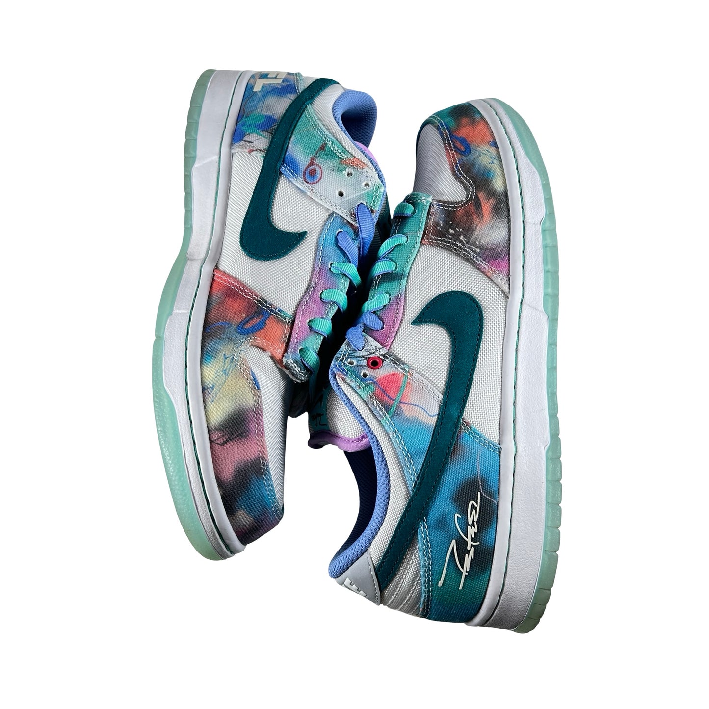 HF6061 400 Nike SB Dunk Low Futura Laboratories Bleached Aqua [USED] - 11 M (Used2)
