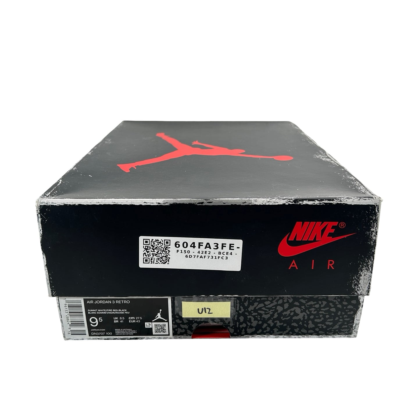 DN3707 100 Jordan 3 Retro White Cement Reimagined [USED] - 9.5 M (Used12)