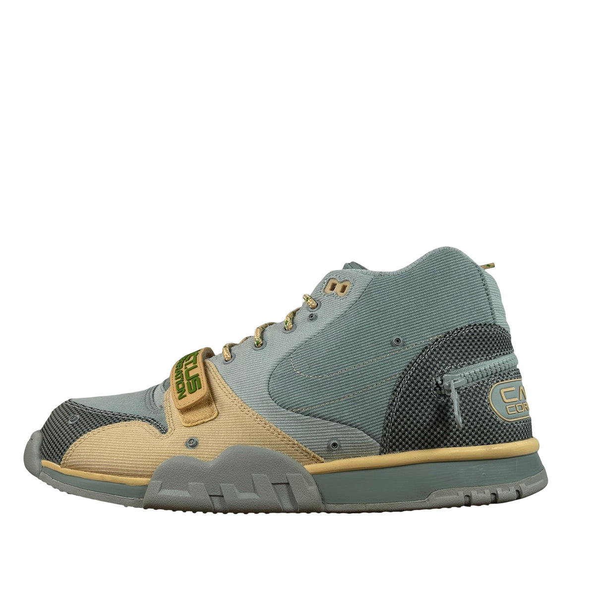 DR7515 001 Nike Air Trainer 1 SP Travis Scott Grey Haze [USED] - 13 M (Used)