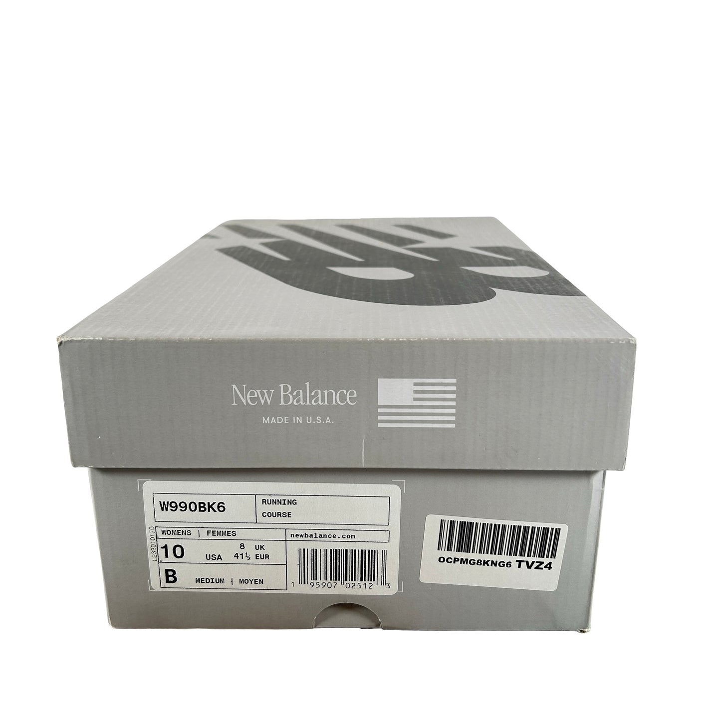 W990BK6 New Balance 990v6 MiUSA Black Grey White (W) [USED] - 10 W (Used)
