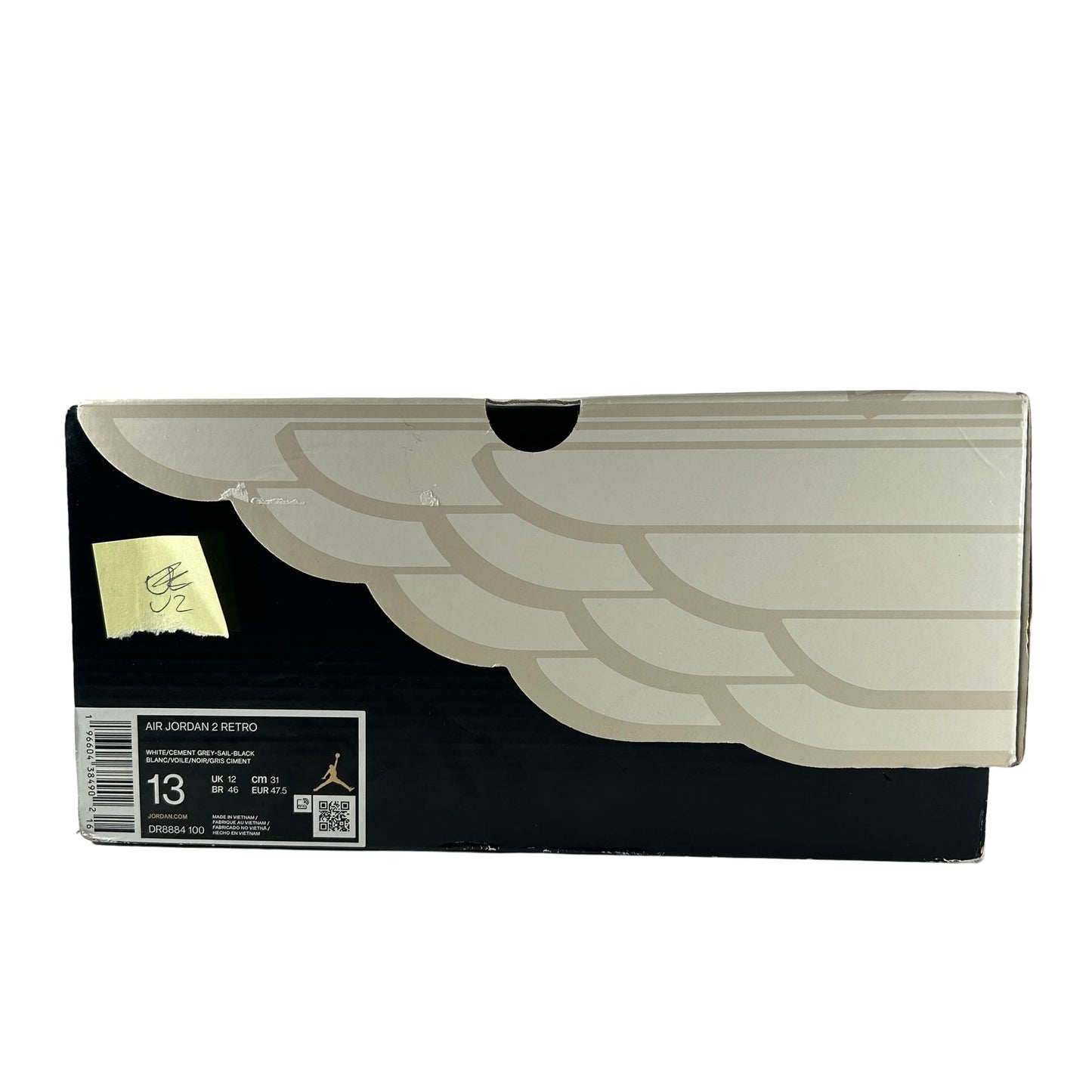 DR8884 100 Jordan 2 Retro Cement Grey [USED] - 13 M (Used2)