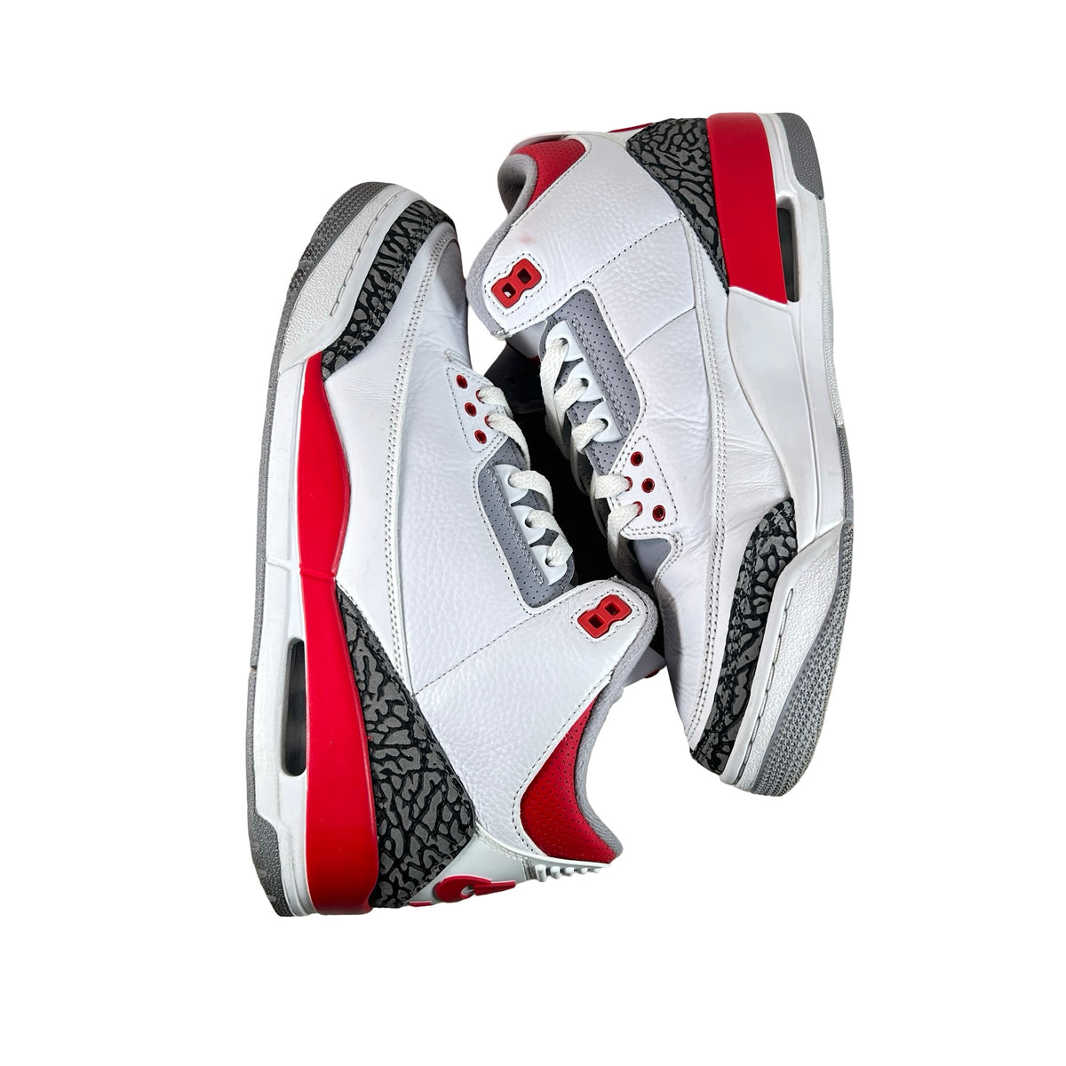 DN3707 160 Jordan 3 Retro Fire Red (2022) [USED] - 9 M (Used10)