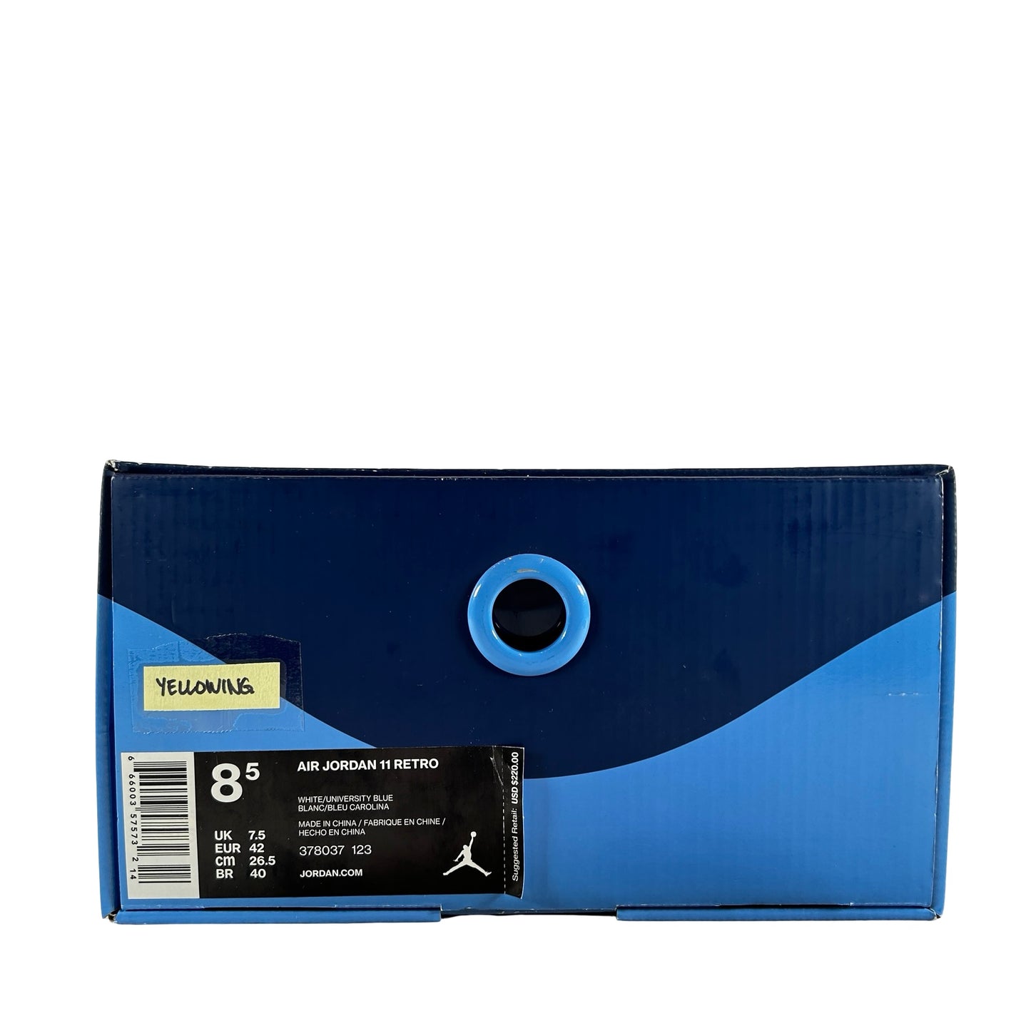 378037 123 Jordan 11 UNC Win Like 82 - 8.5 M (Yellowing)