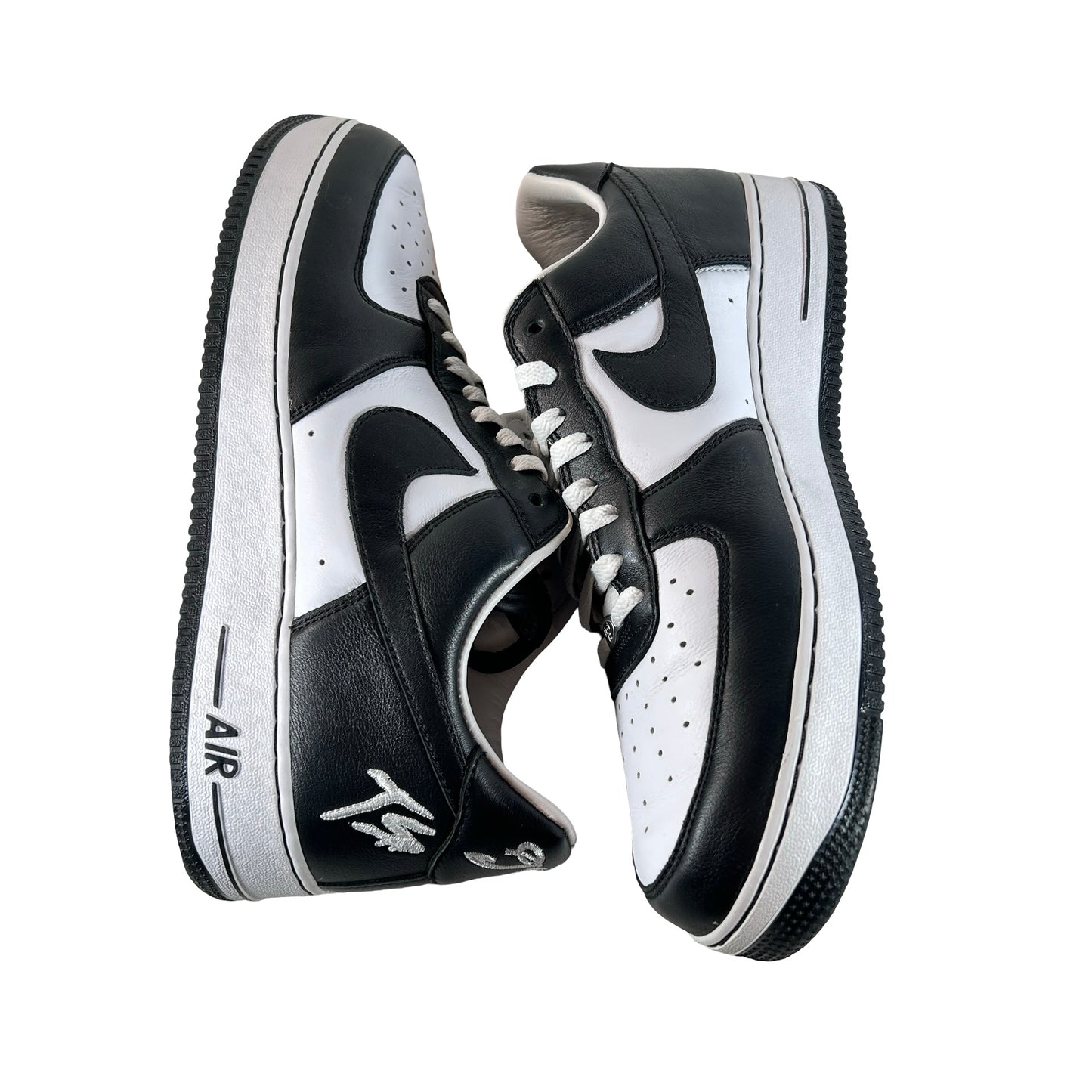 FJ5756 100 Nike Air Force 1 Low Terror Squad Blackout [USED] - 12 M (Used2) (No Box2)