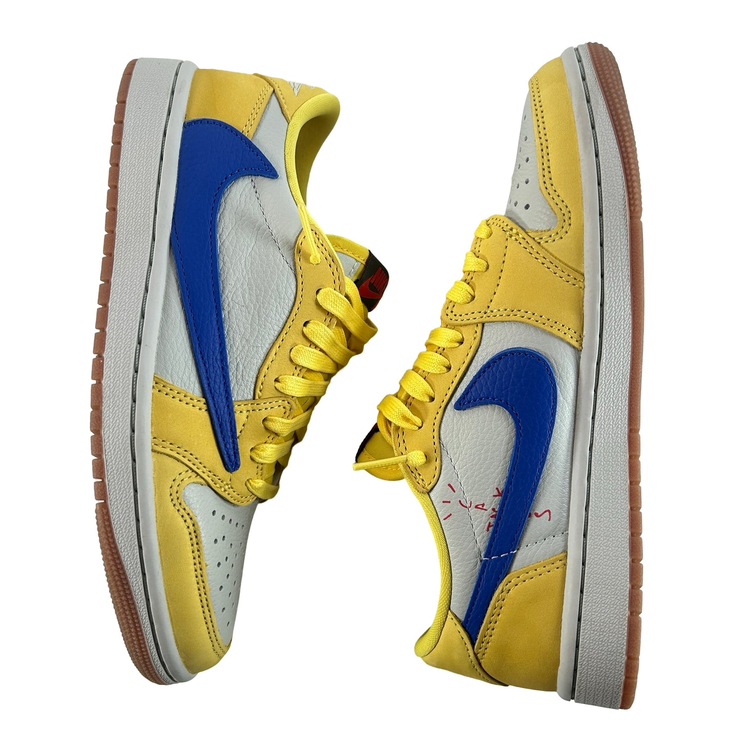 DZ4137 700 Jordan 1 Retro Low OG SP Travis Scott Canary (Women's) [USED] - 6.5 W (Used)