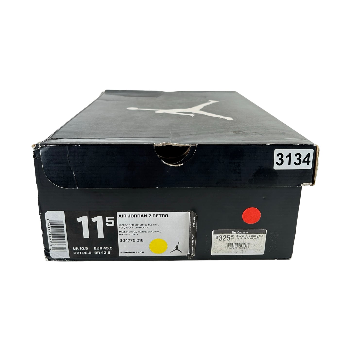 304775 018 Jordan 7 Retro Raptors (2012) [USED] - 11.5 M (Used2)