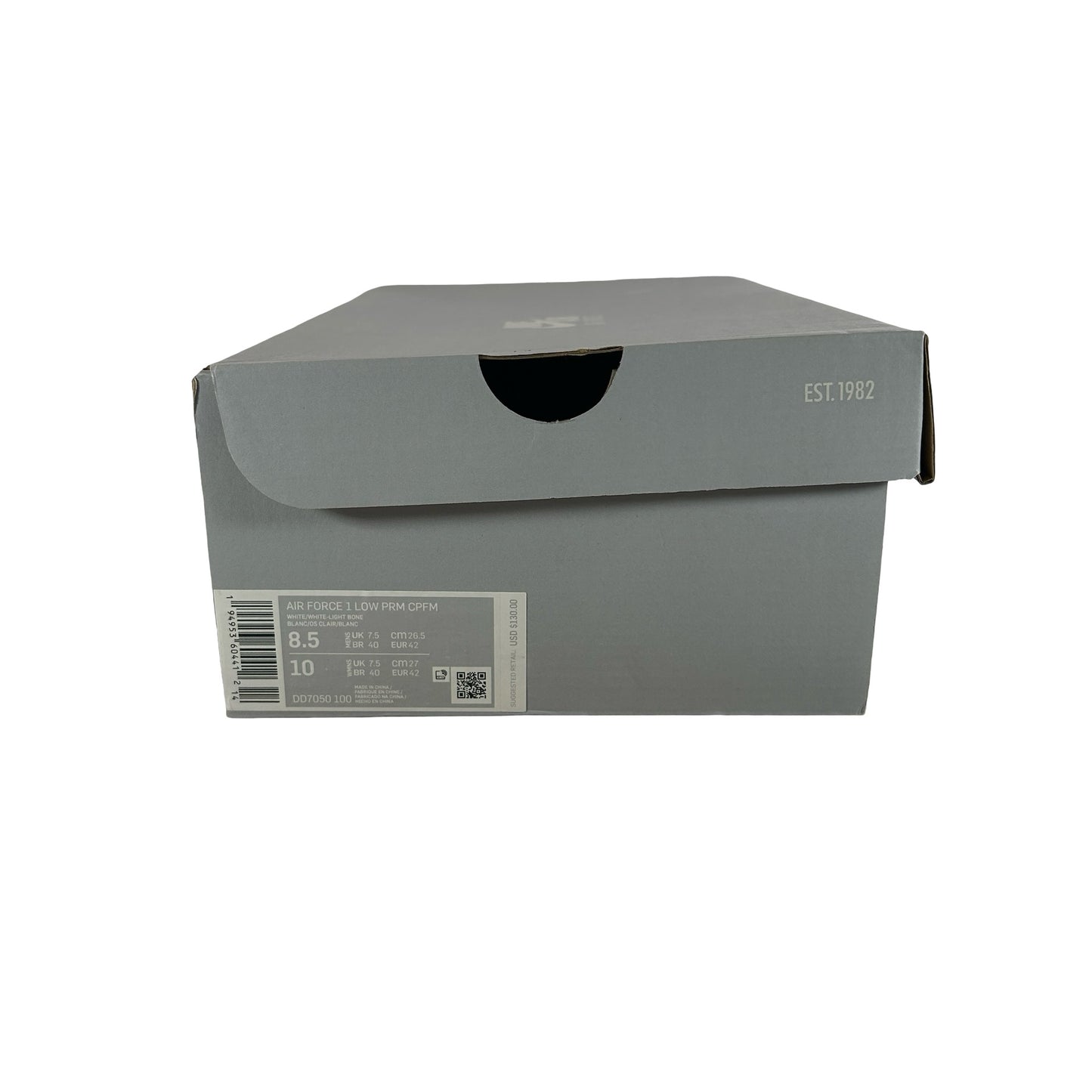 DD7050 100 Nike Air Force 1 Low Cactus CPFM White (2020) [USED] - 8.5 M (Used)