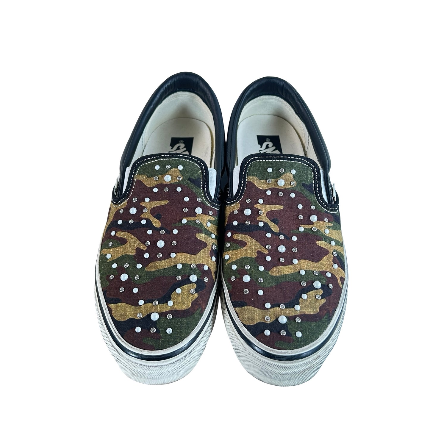 VN000D9PCAK Vans LX Classic Slip-On 98 Pearlized Pack Camo Black [USED] - 10.5 M (Used)