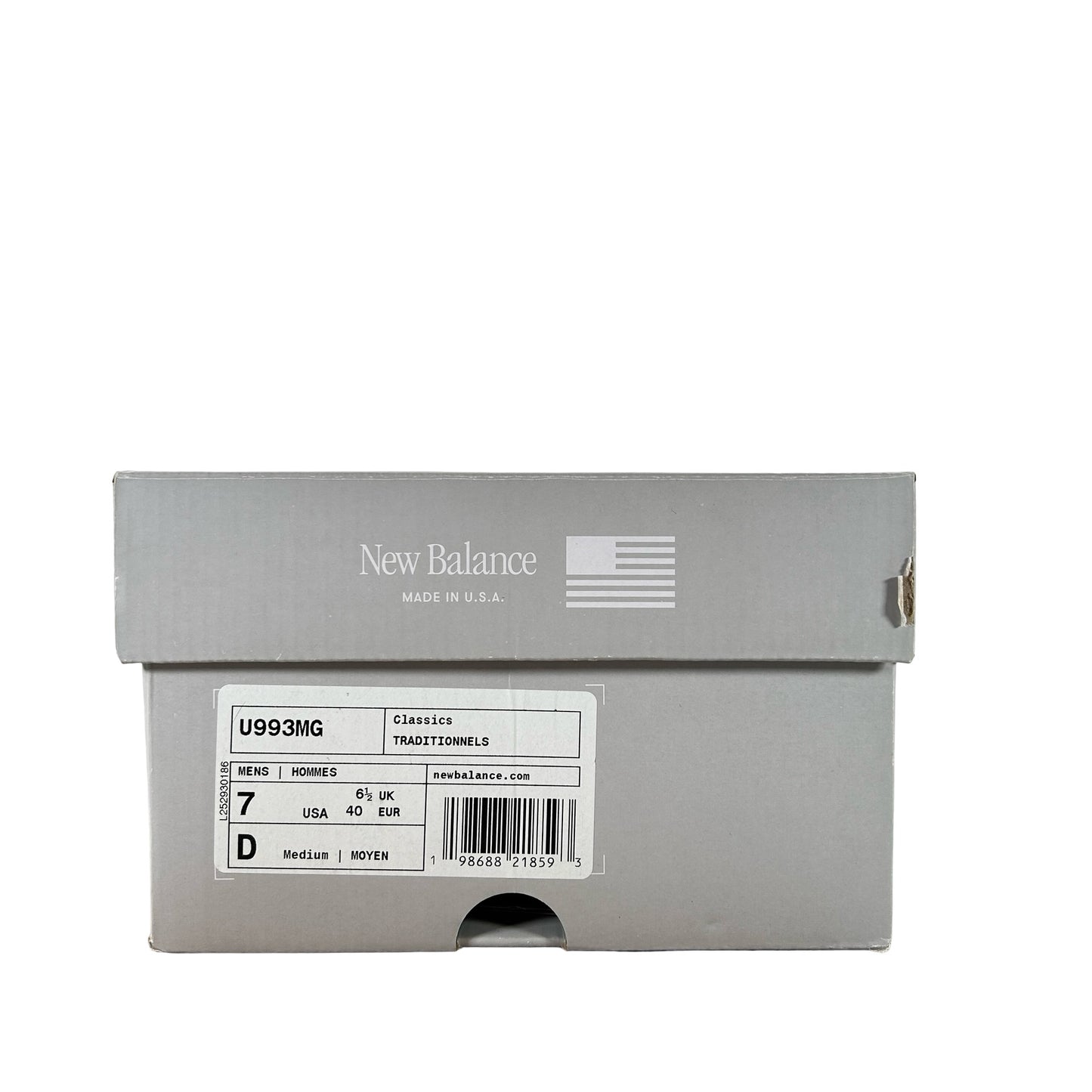 U993MG New Balance 993 MiUSA Kith Madison Square Garden Navy [USED] - 7 M (Used)
