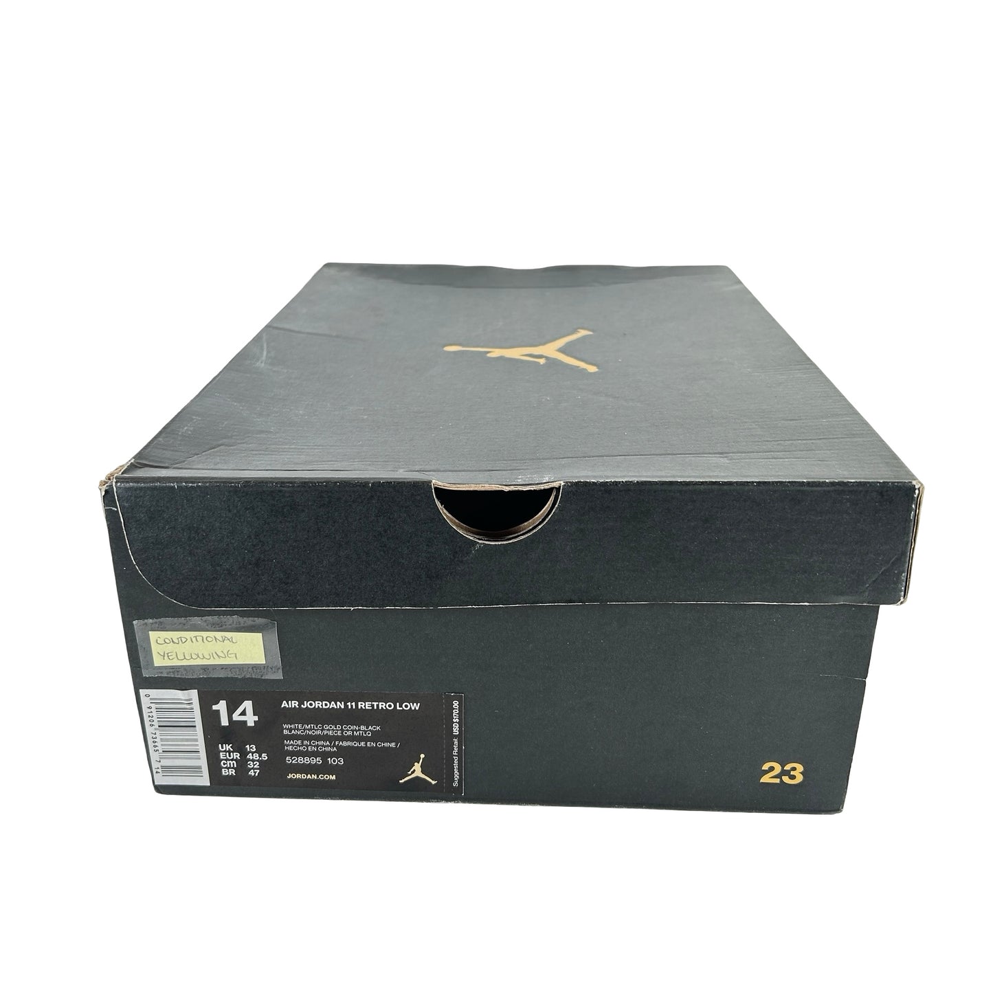 528895 103 Jordan 11 Retro Low Closing Ceremony [CONDITIONAL] - 14 M (Yellowing)