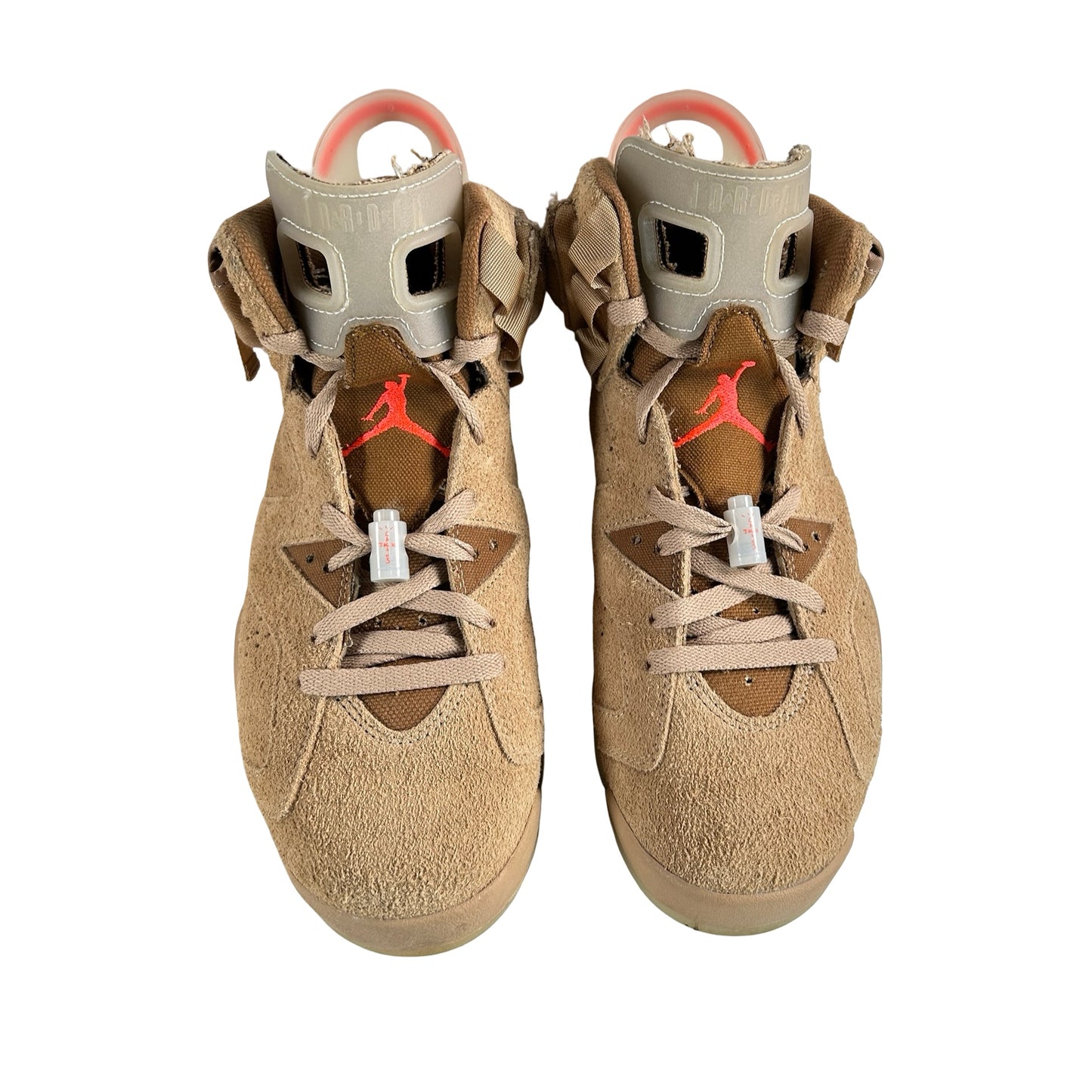 DH0690 200 Jordan 6 Retro Travis Scott British Khaki [USED] - 9 M (Used10)
